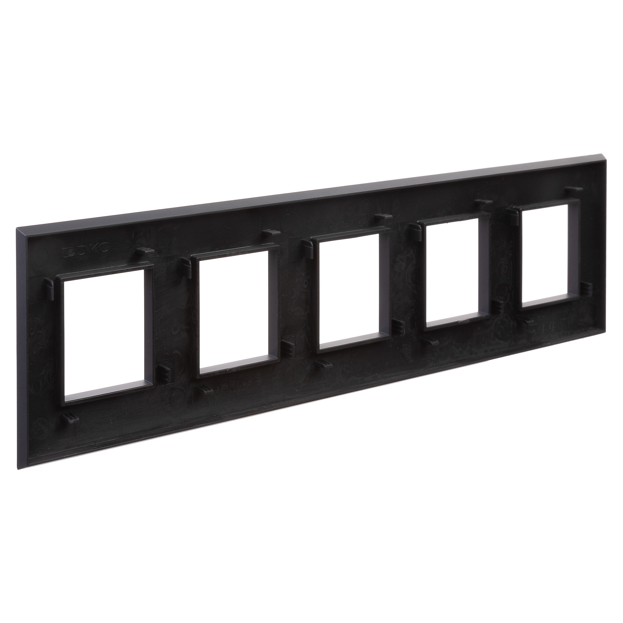 Рамка "Avanti", "Черный матовый", 5 постов (10 мод.)