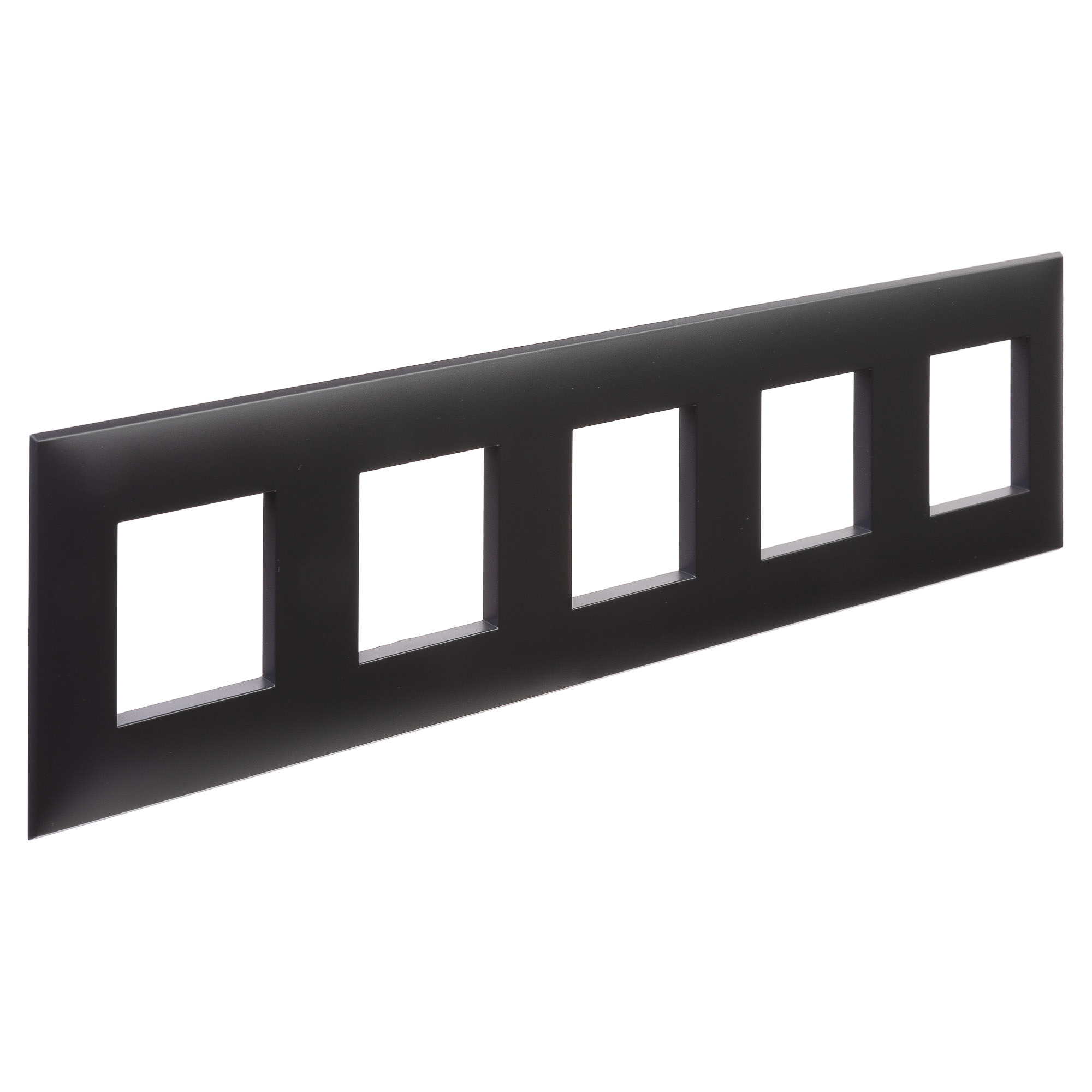 Рамка "Avanti", "Черный матовый", 5 постов (10 мод.)