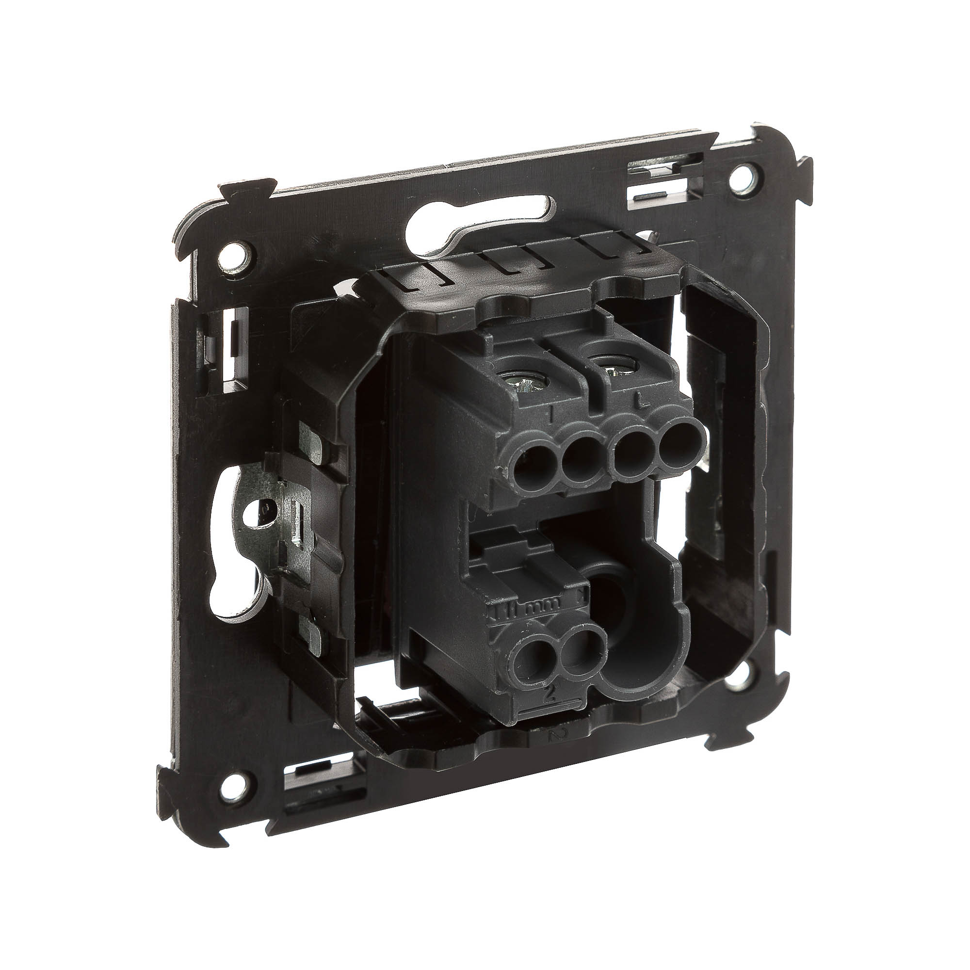 Кнопка одноклавишная в стену, "Avanti", "Черный квадрат"