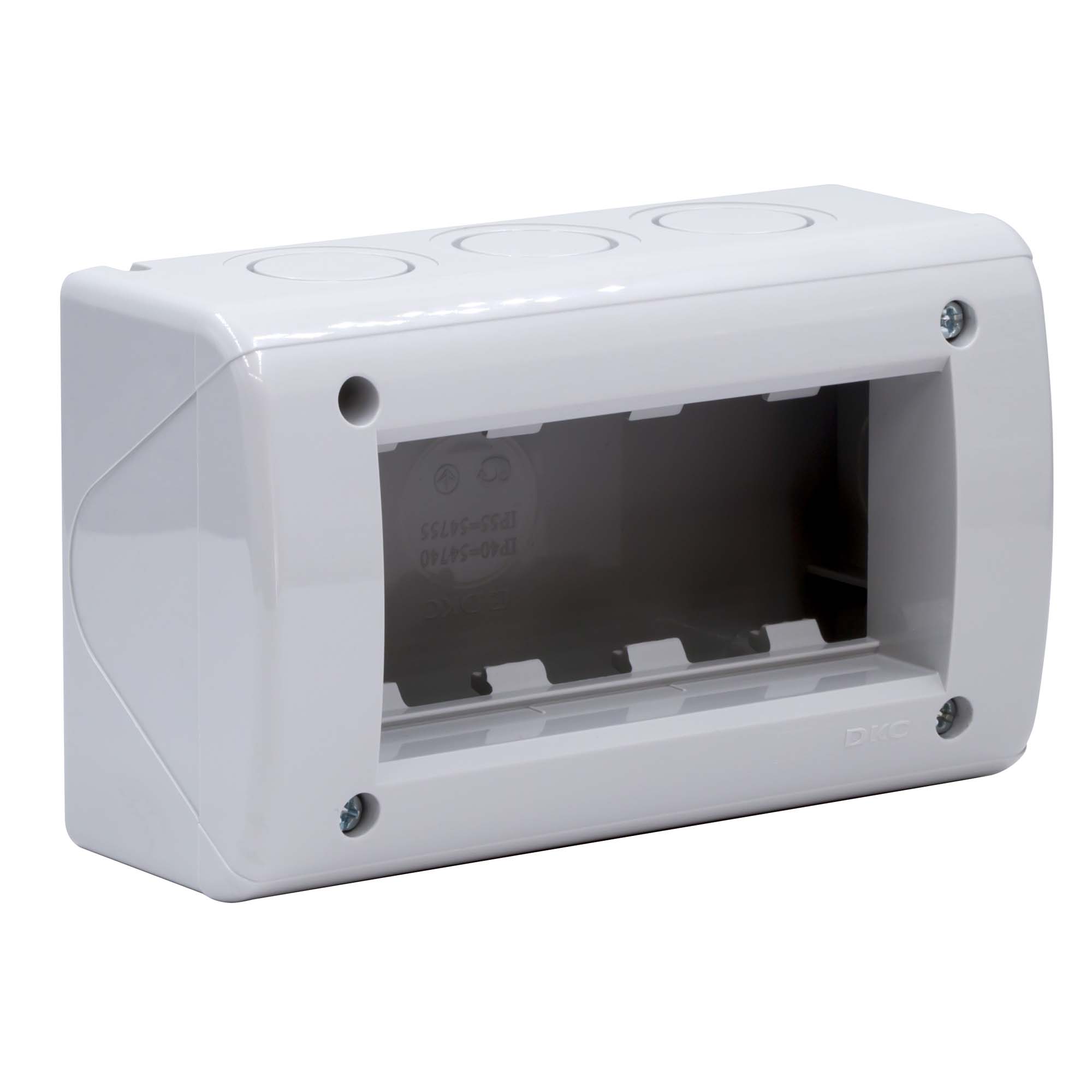 Модульная настен. коробка для эл/устан. изделий VIVA, IP40,4мод.