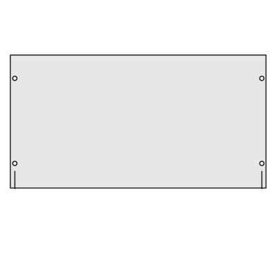 Заглушка сплошная 19" 1U RAL7035