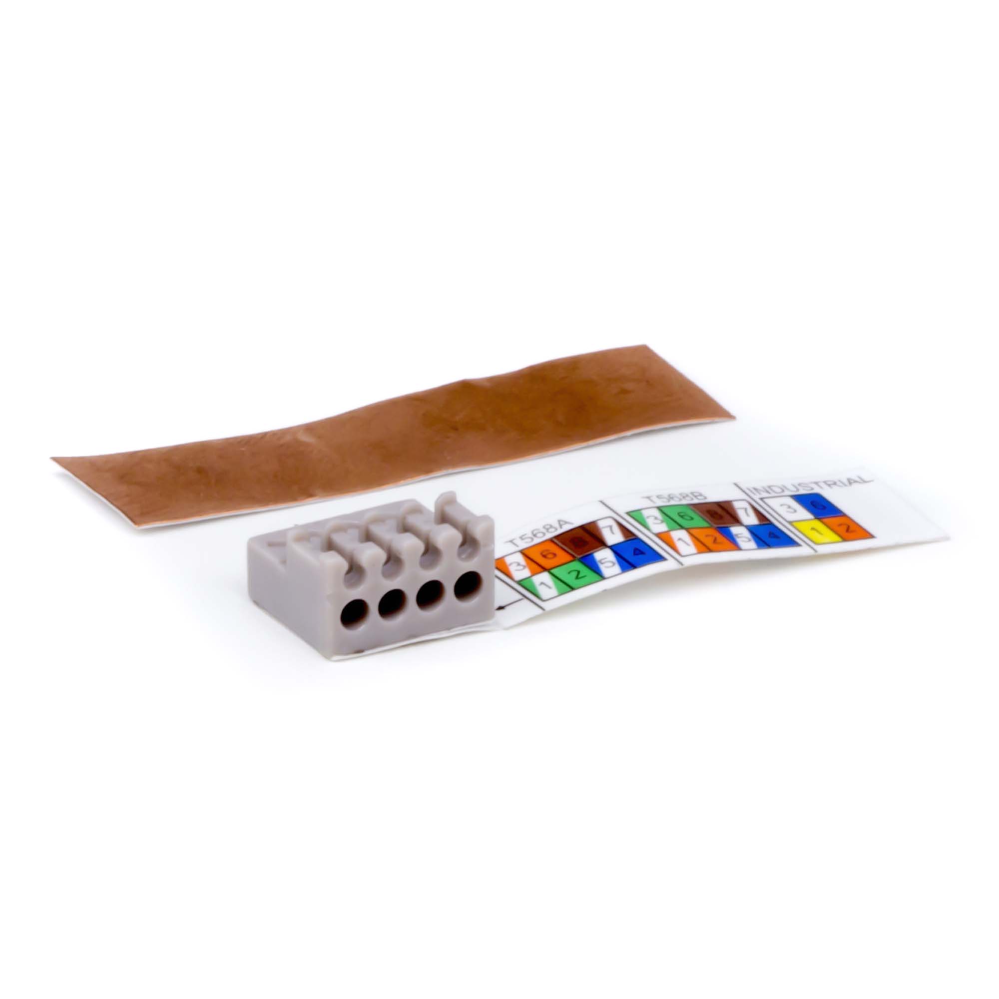 Коннектор полевого монтажа (Tool Less) 8P8C CAT 6 экранированный