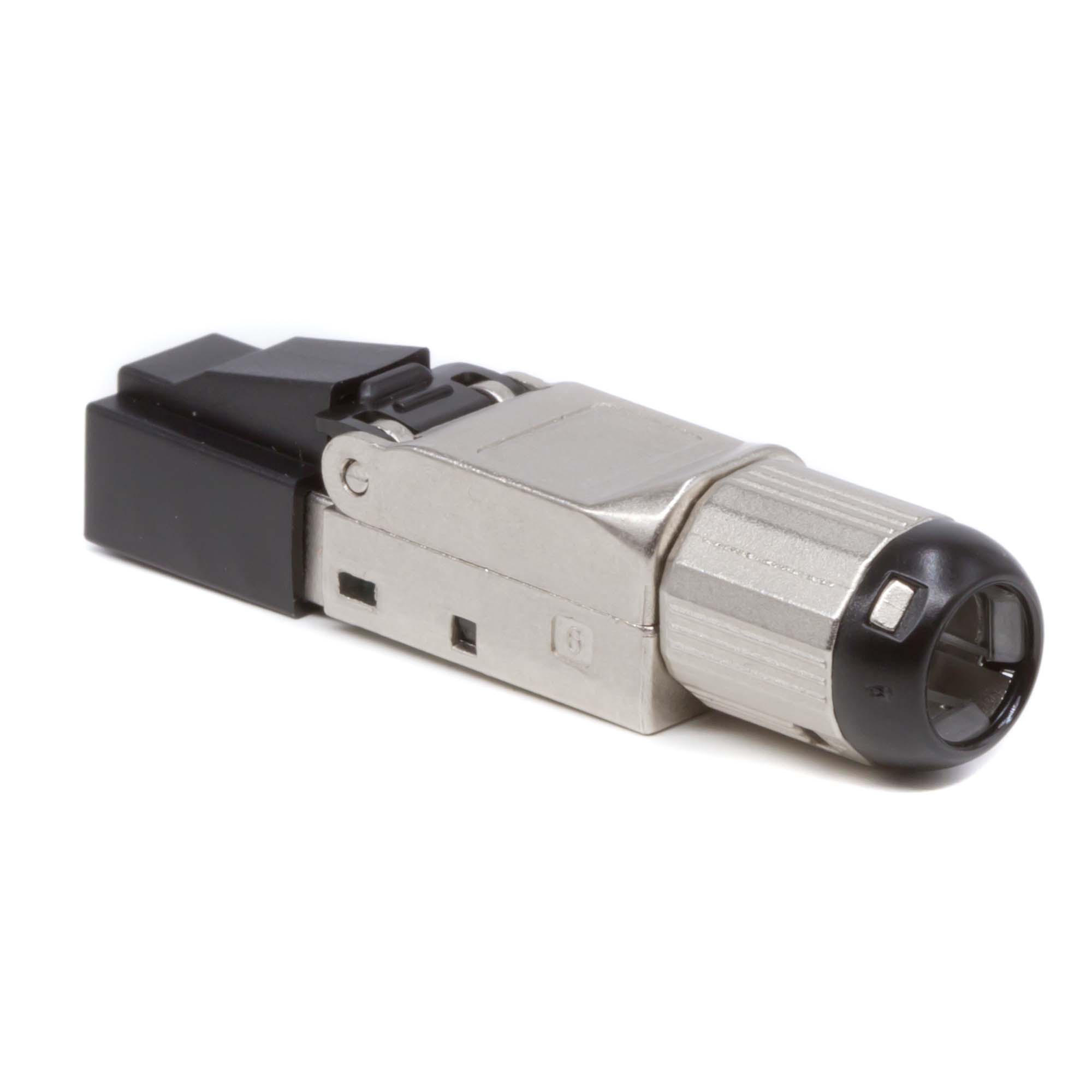 Коннектор полевого монтажа (Tool Less) 8P8C CAT 6 экранированный