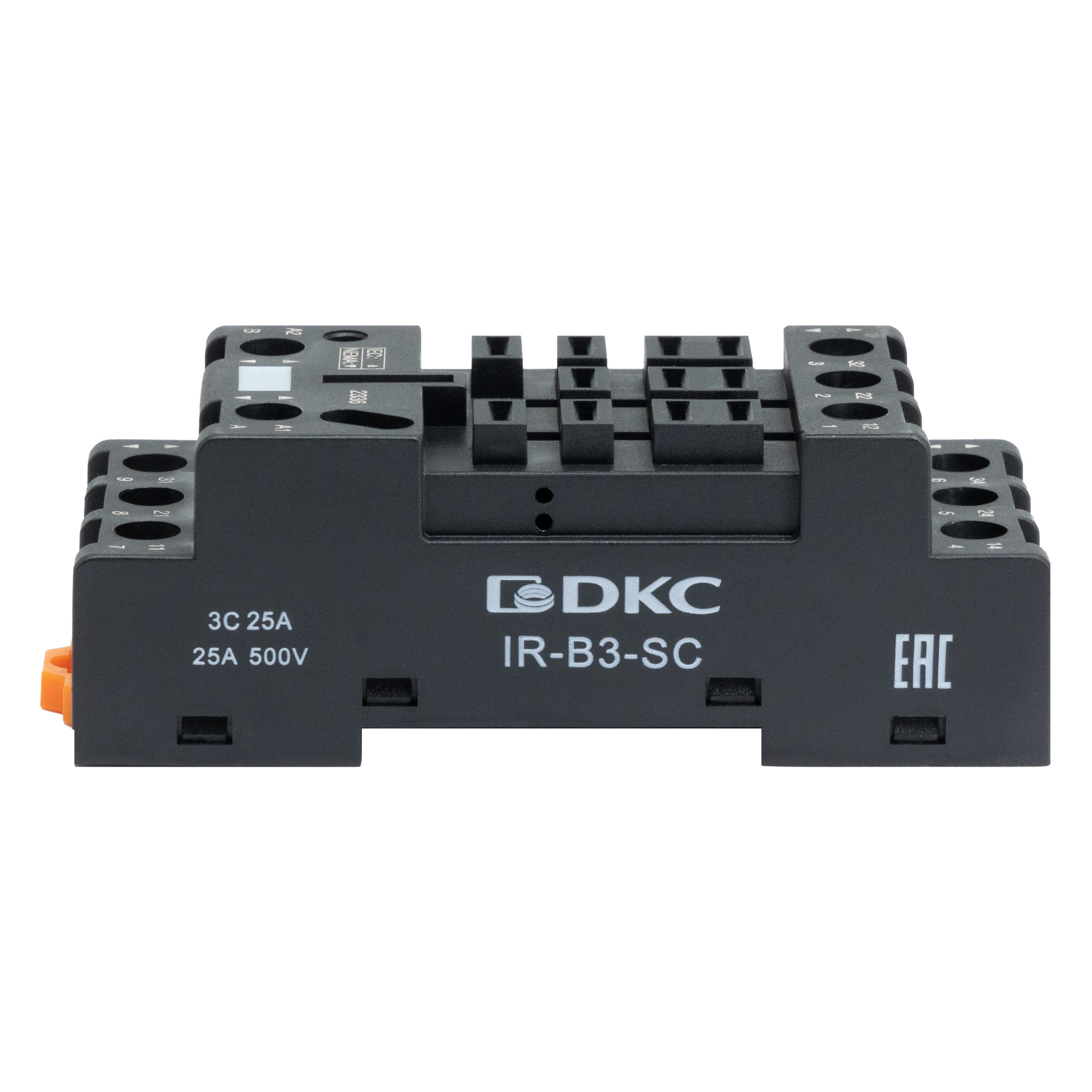 Колодка с винтовыми клеммами для силового реле на 3 группы