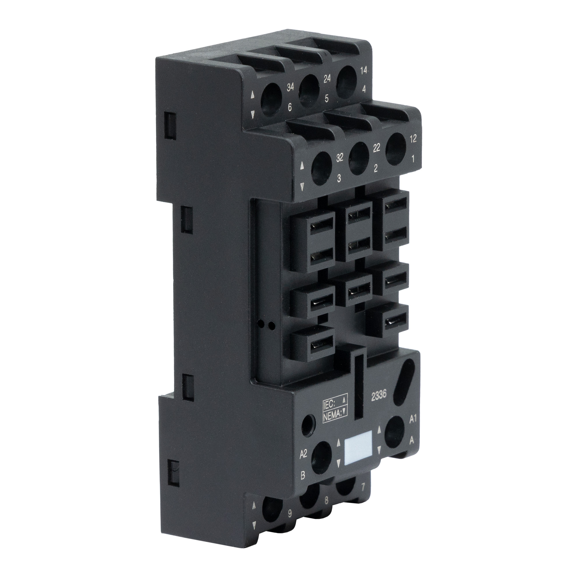 Колодка с винтовыми клеммами для силового реле на 3 группы