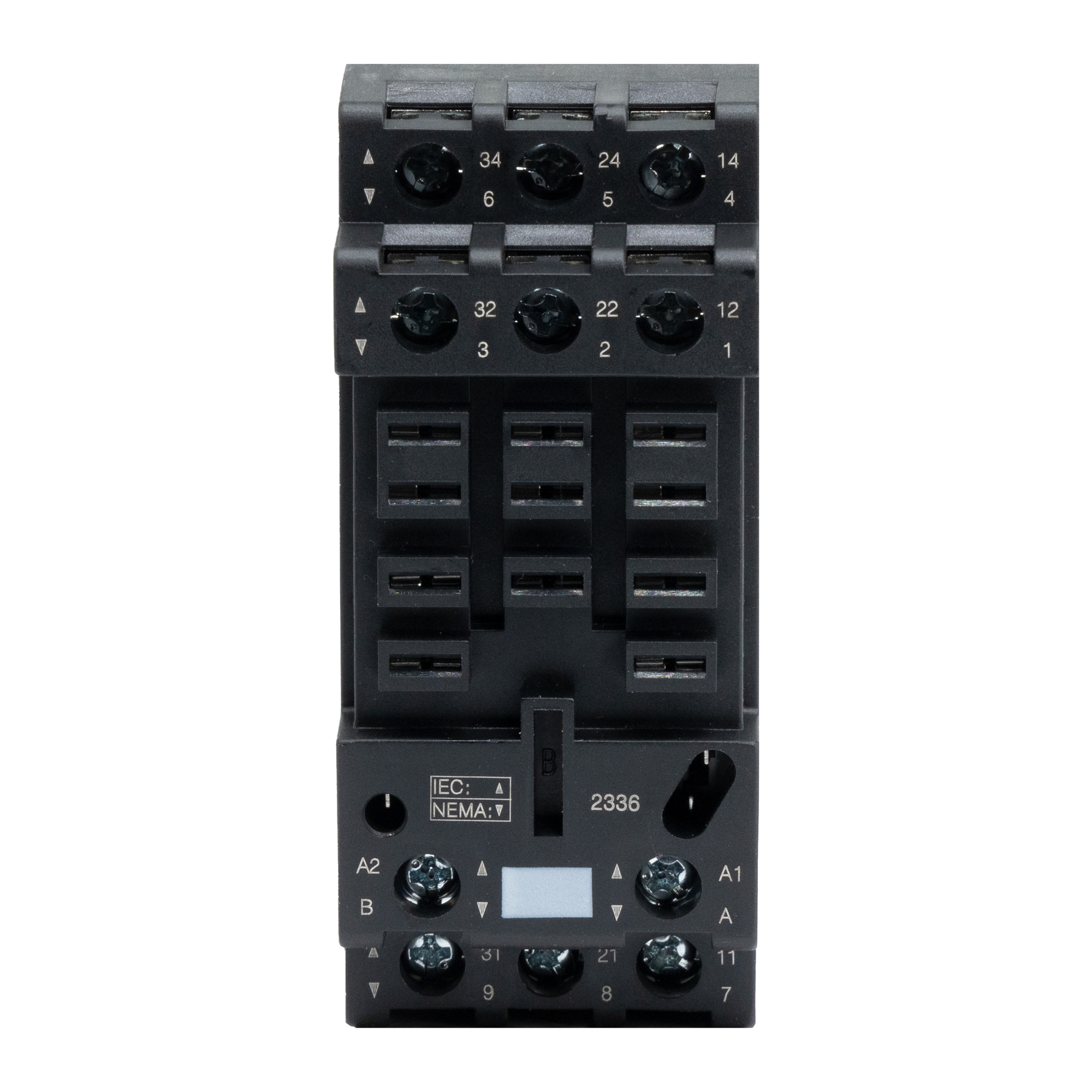 Колодка с винтовыми клеммами для силового реле на 3 группы