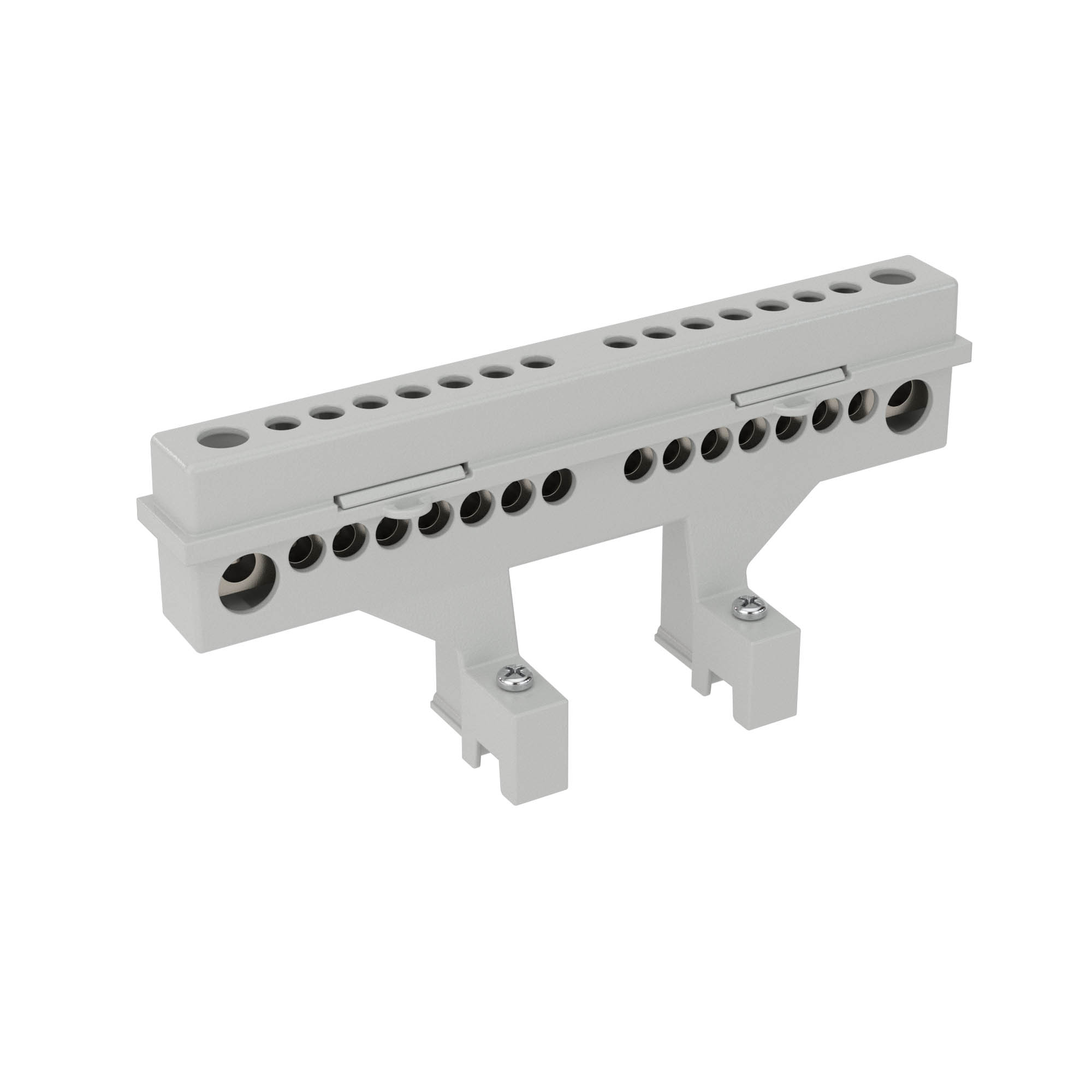 Клеммный блок (2х8мод. + суппорты) в комплекте с крепежом