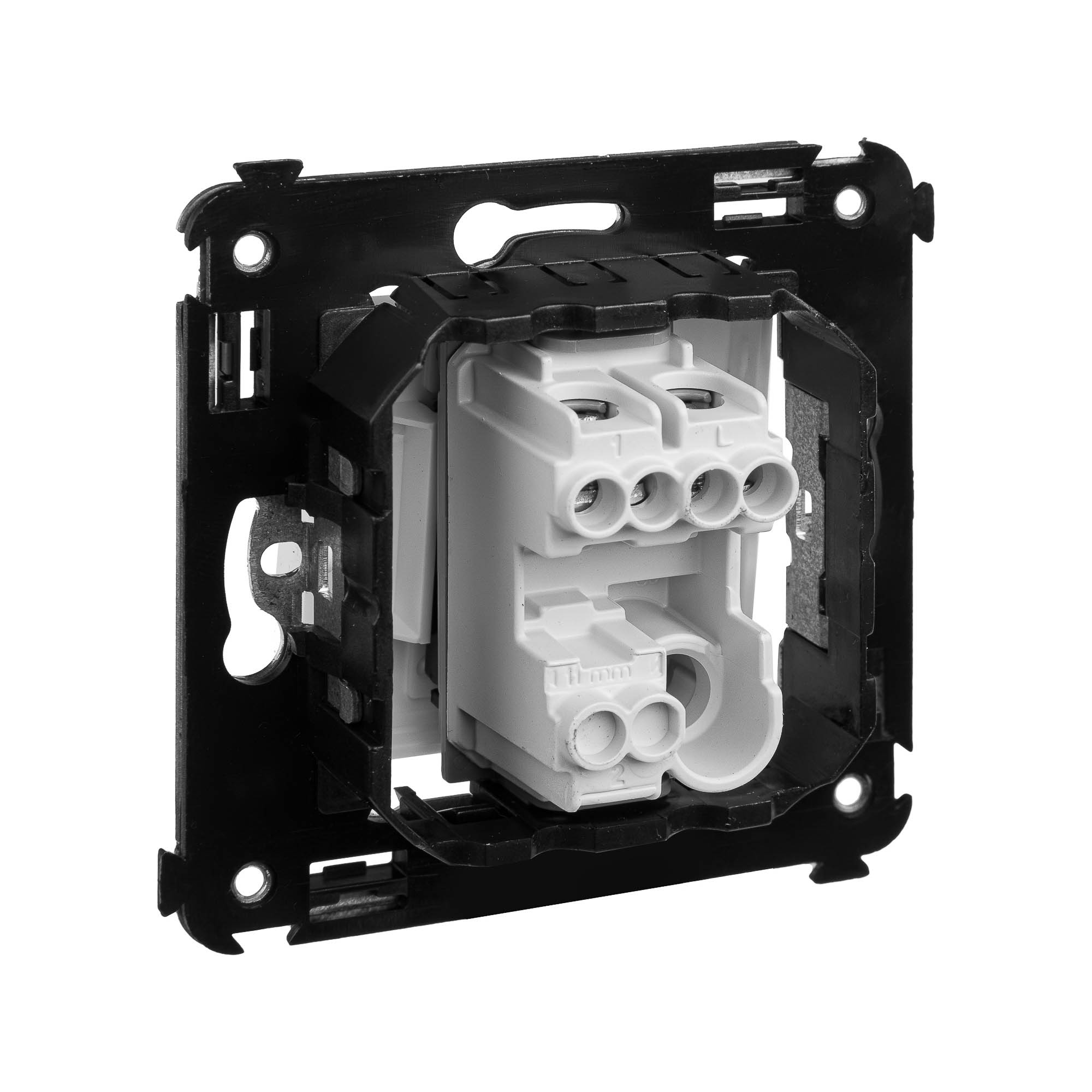 Кнопка одноклавишная в стену, "Avanti", "Белое облако"