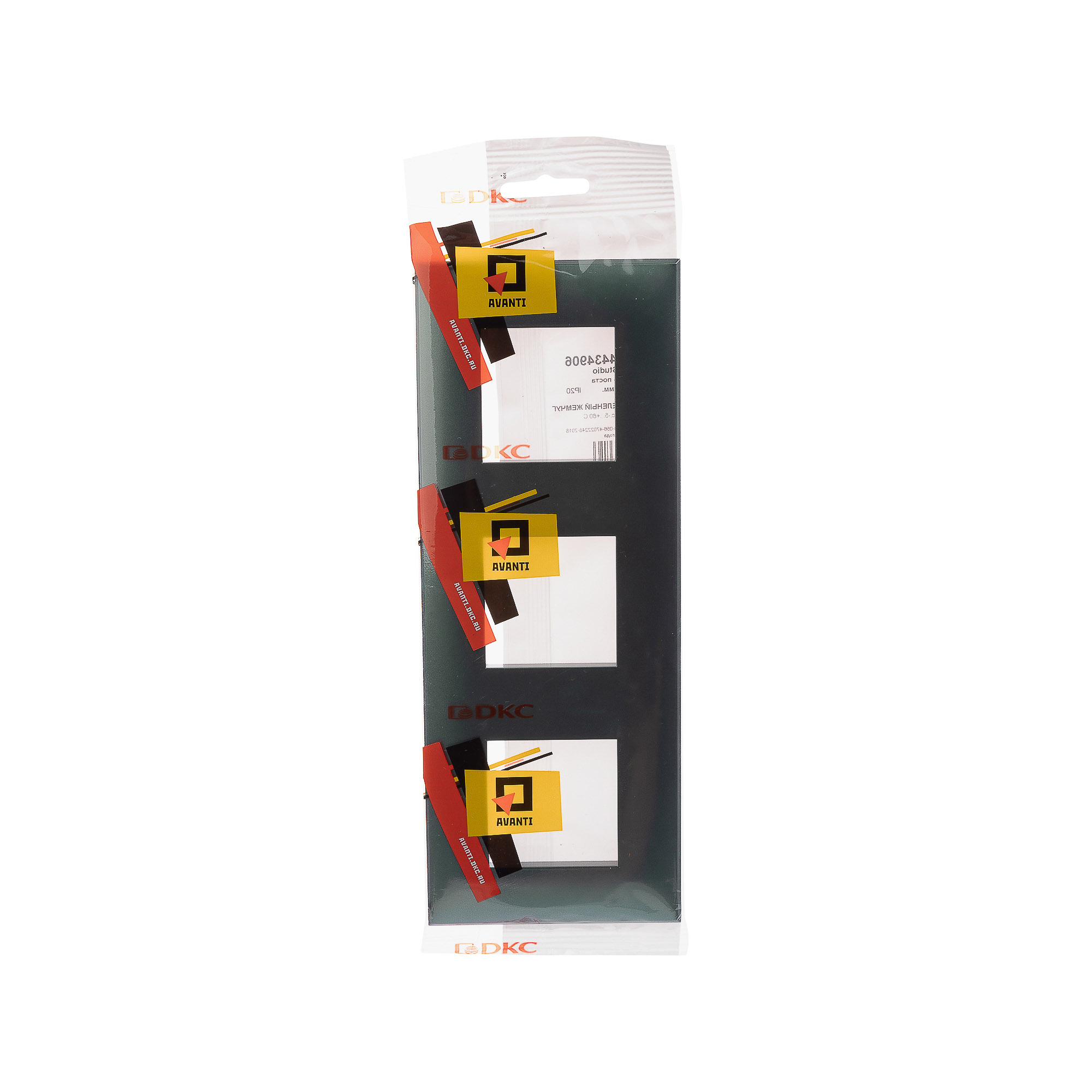 Рамка "Avanti", "Сине-зеленый жемчуг", 3 поста (6 мод.)