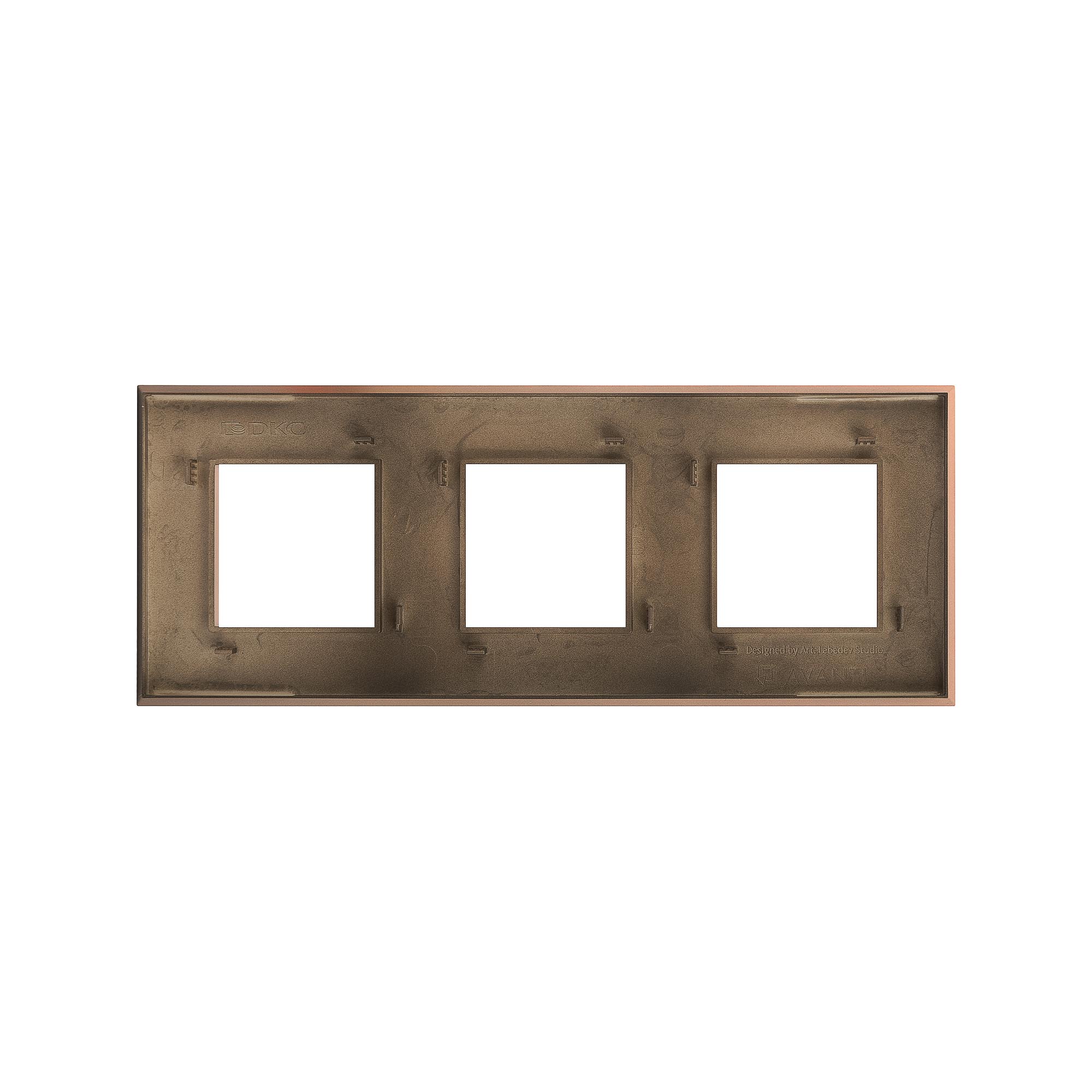 Рамка "Avanti", "Золотистый жемчуг", 3 поста (6 мод.)