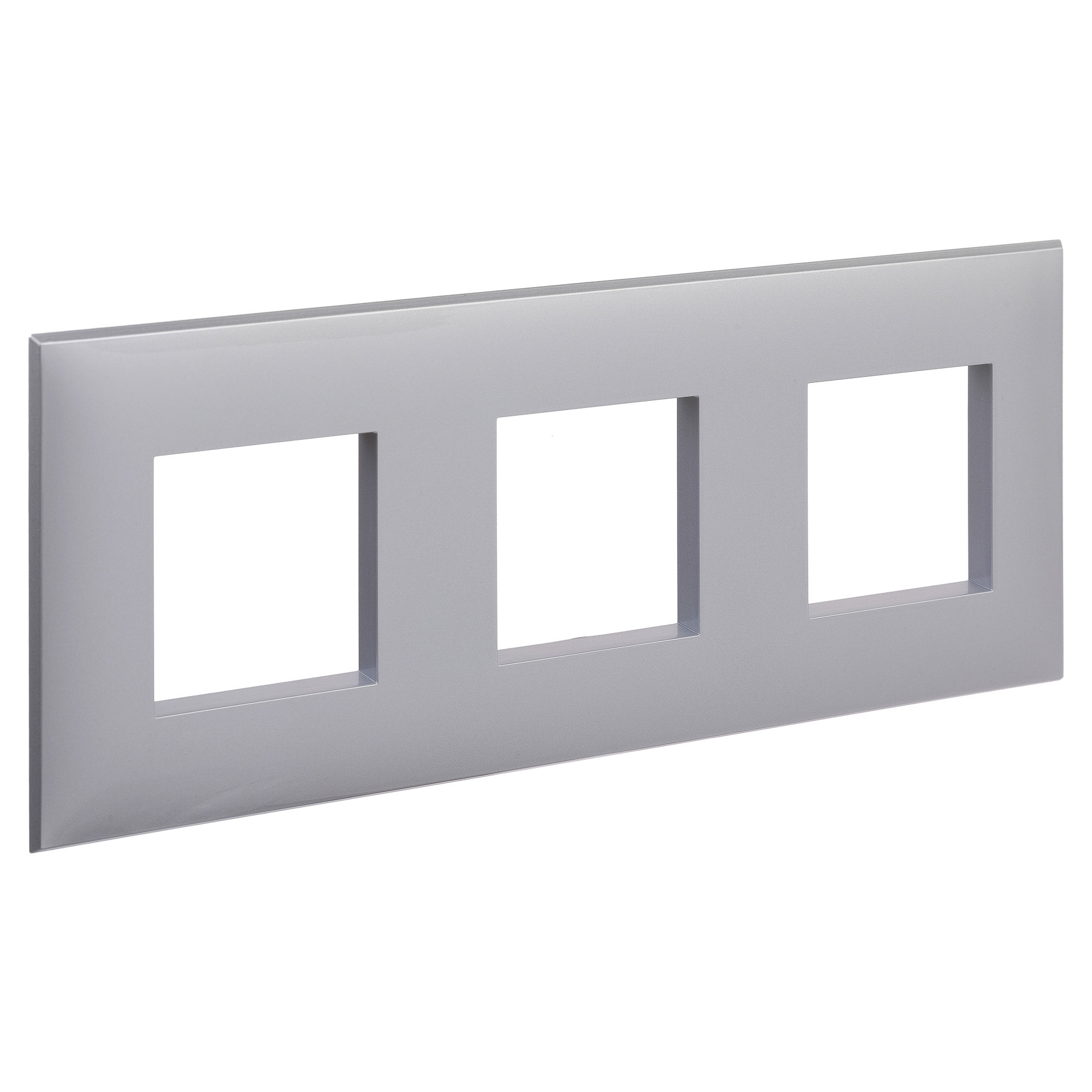 Рамка "Avanti", "Закаленная сталь", 3 поста (6 мод.)
