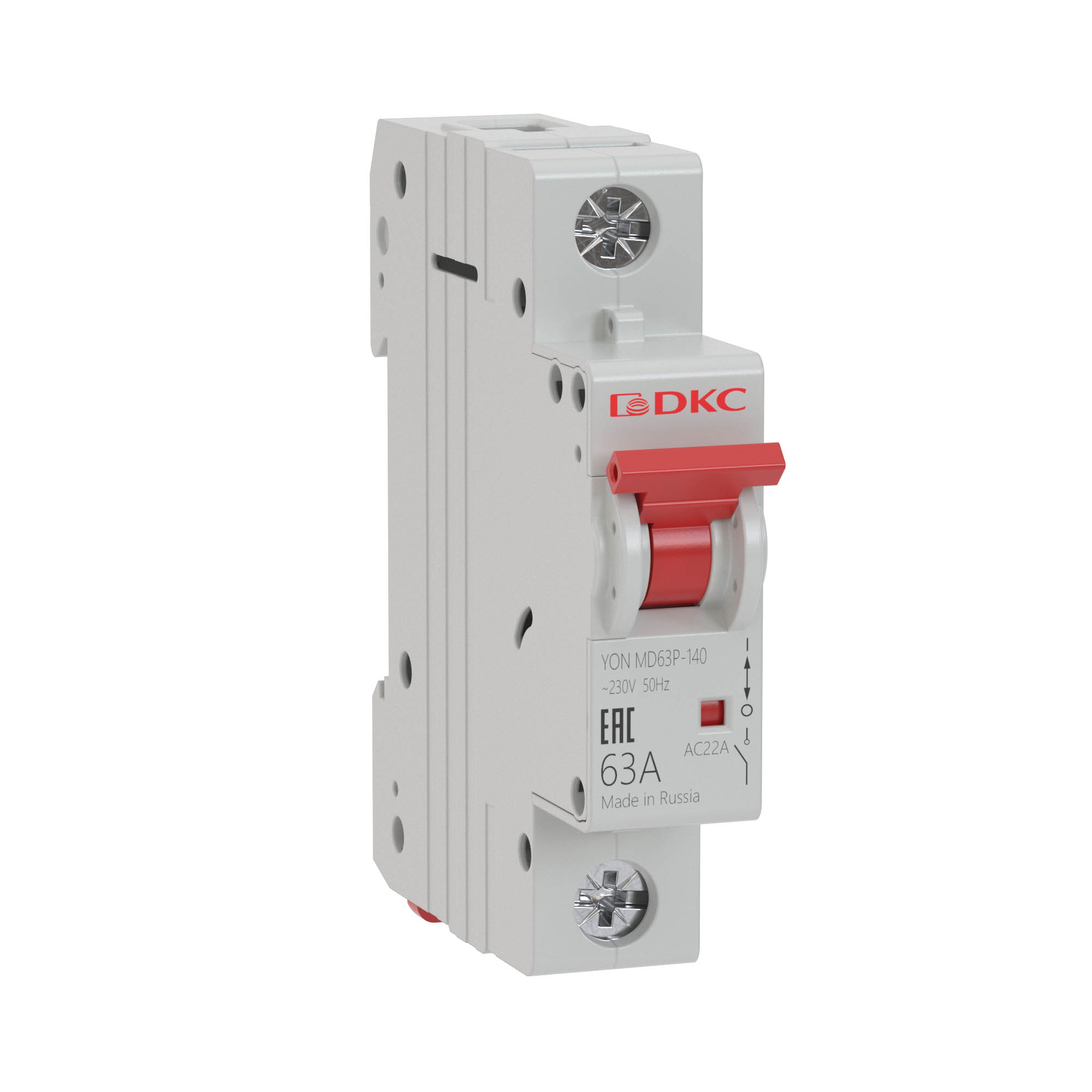 Выкл. нагр. модульный YON MD63P 1P 63А