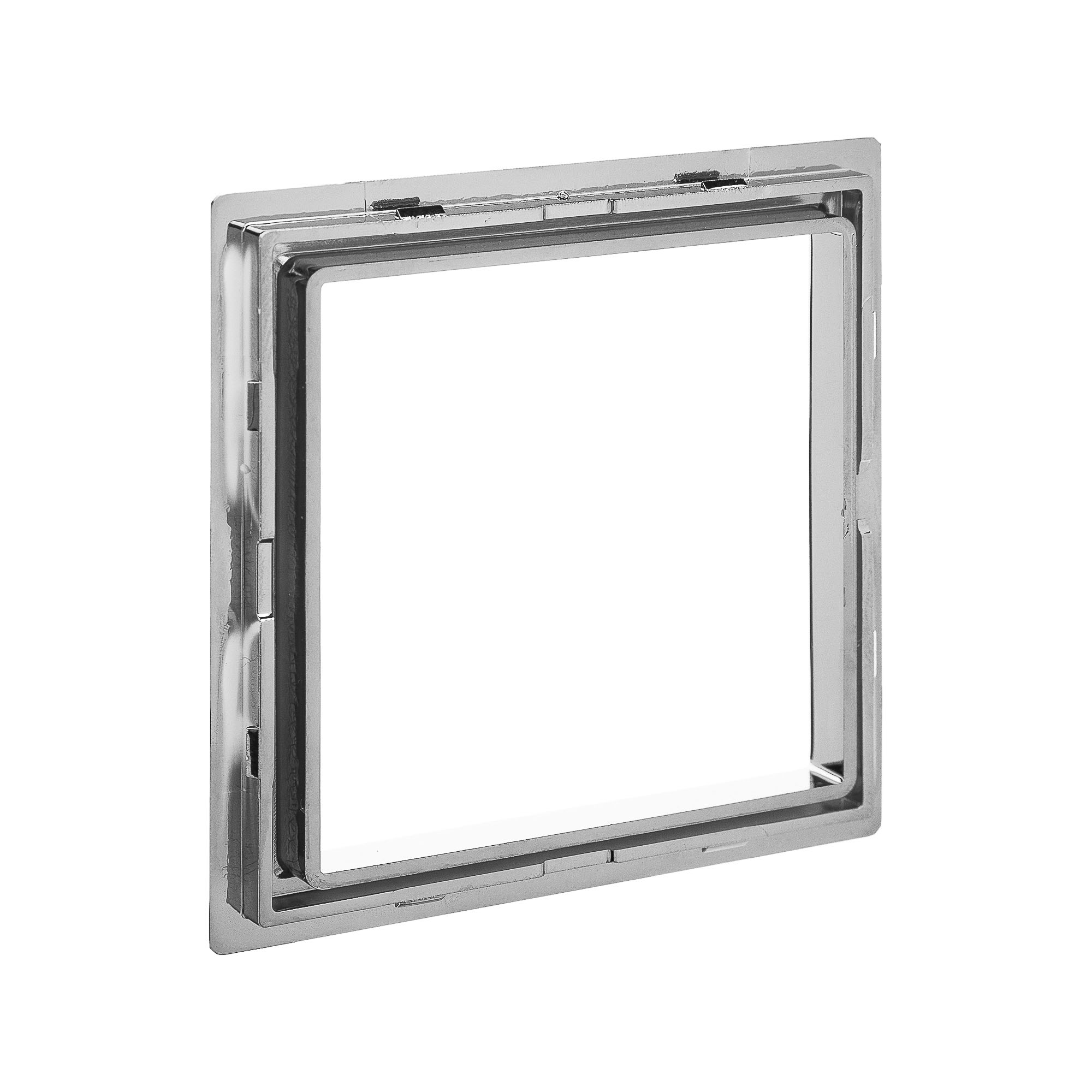 Декоративная вставка для металлических рамок Avanti хром, 1 пост (2 мод.)