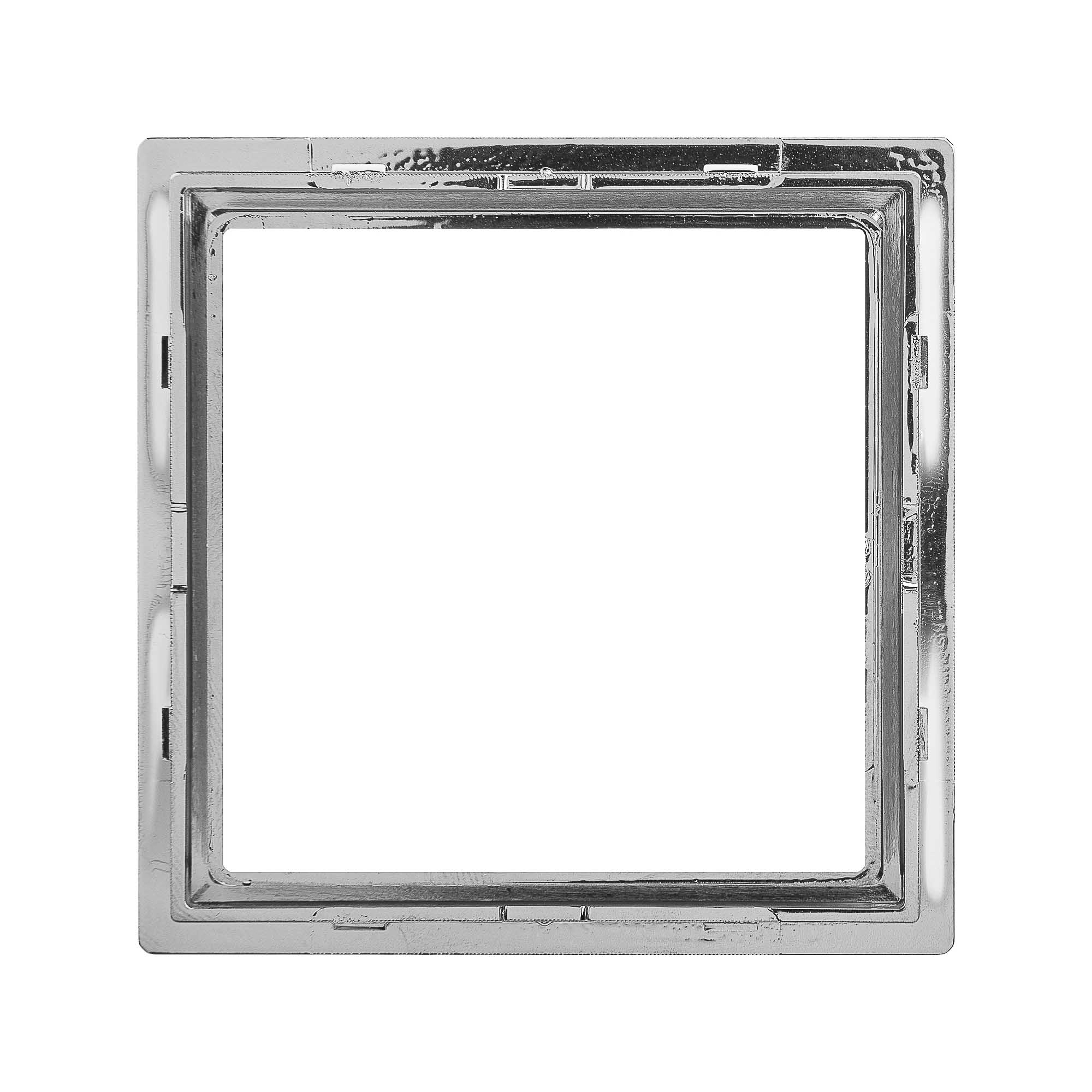 Декоративная вставка для металлических рамок Avanti хром, 1 пост (2 мод.)