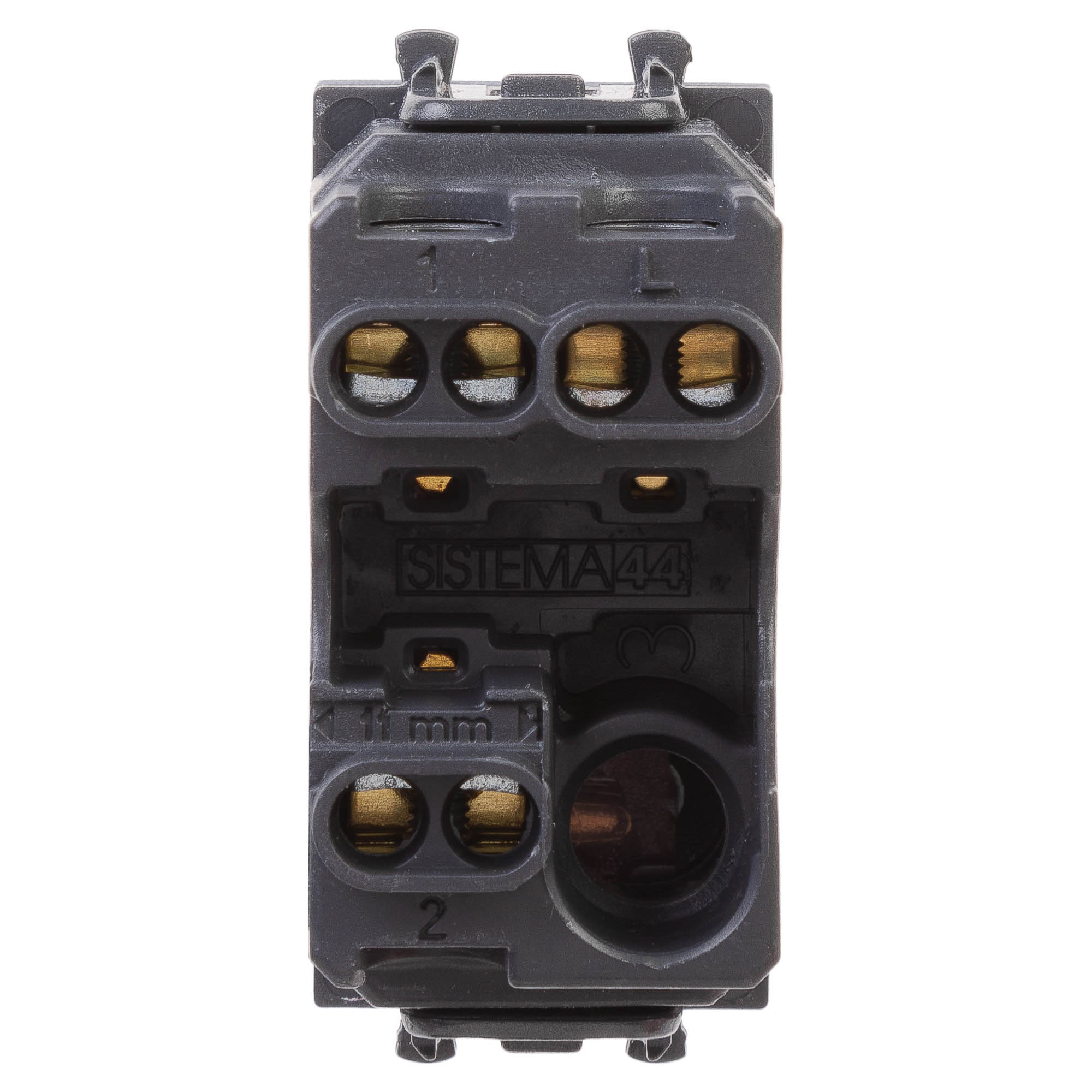 Переключатель модульный, "Avanti", "Закаленная сталь", 1 модуль