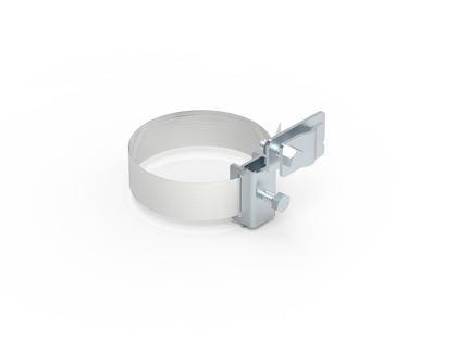 Хомут на металлические трубы, D20-80 мм