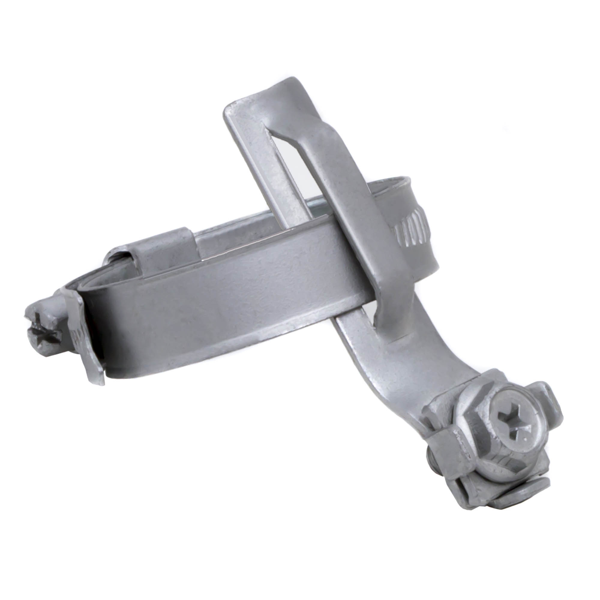 Хомут для заземления металлорукава и жестких труб 32-50 мм, покрытие дакромет