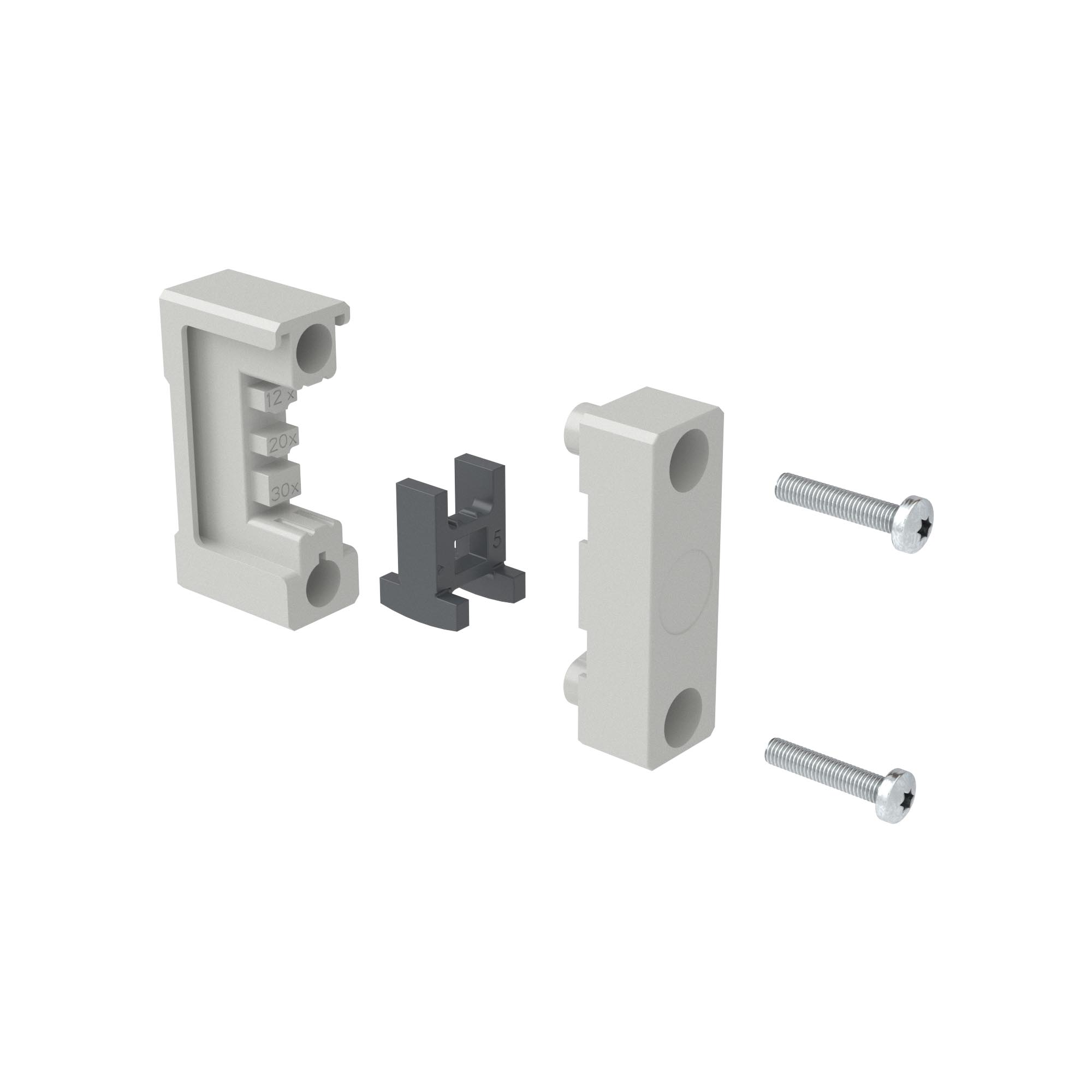 Держатель шин 12,15,20,25,30x5,10 1п60мм