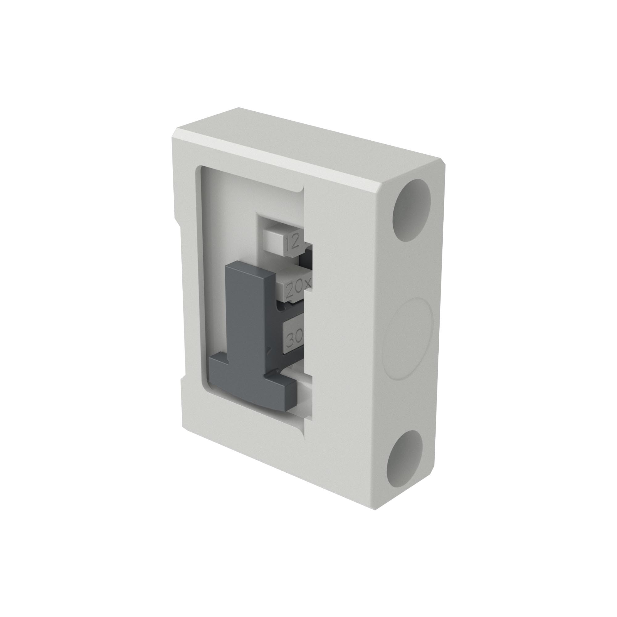 Держатель шин 12,15,20,25,30x5,10 1п60мм