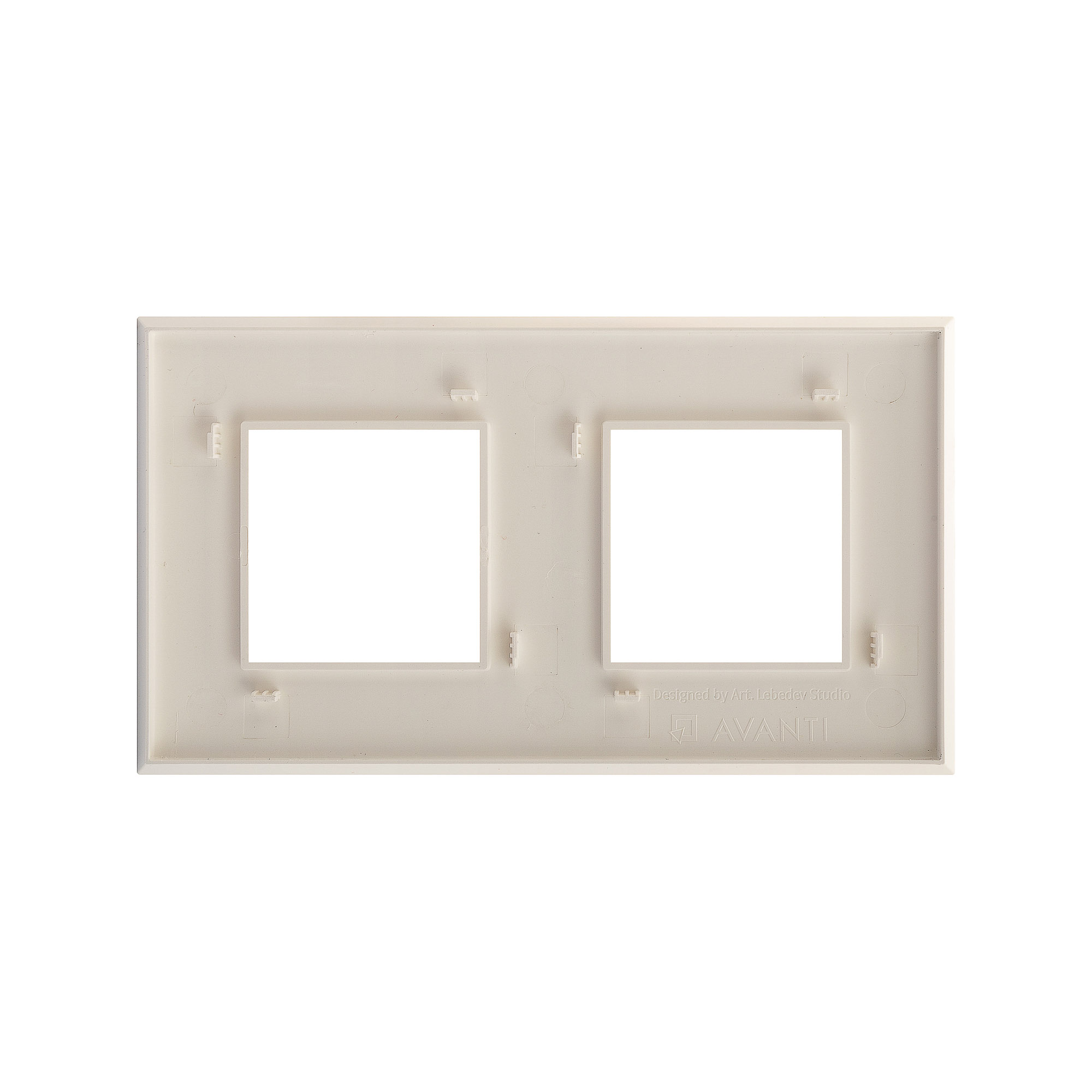 Рамка "Avanti", "Белый жемчуг", 2 поста (4 мод.)