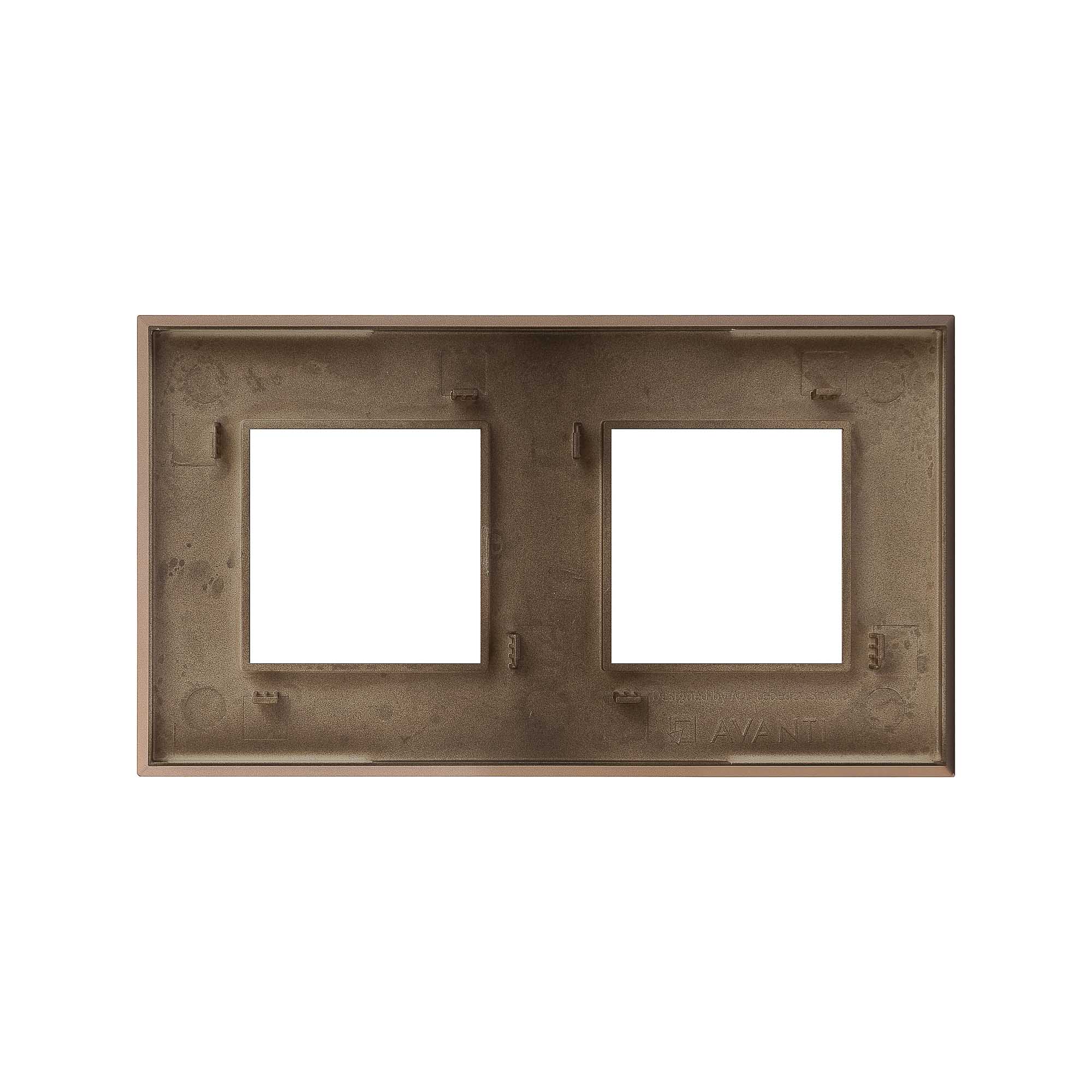 Рамка "Avanti", "Золотистый жемчуг", 2 поста (4 мод.)