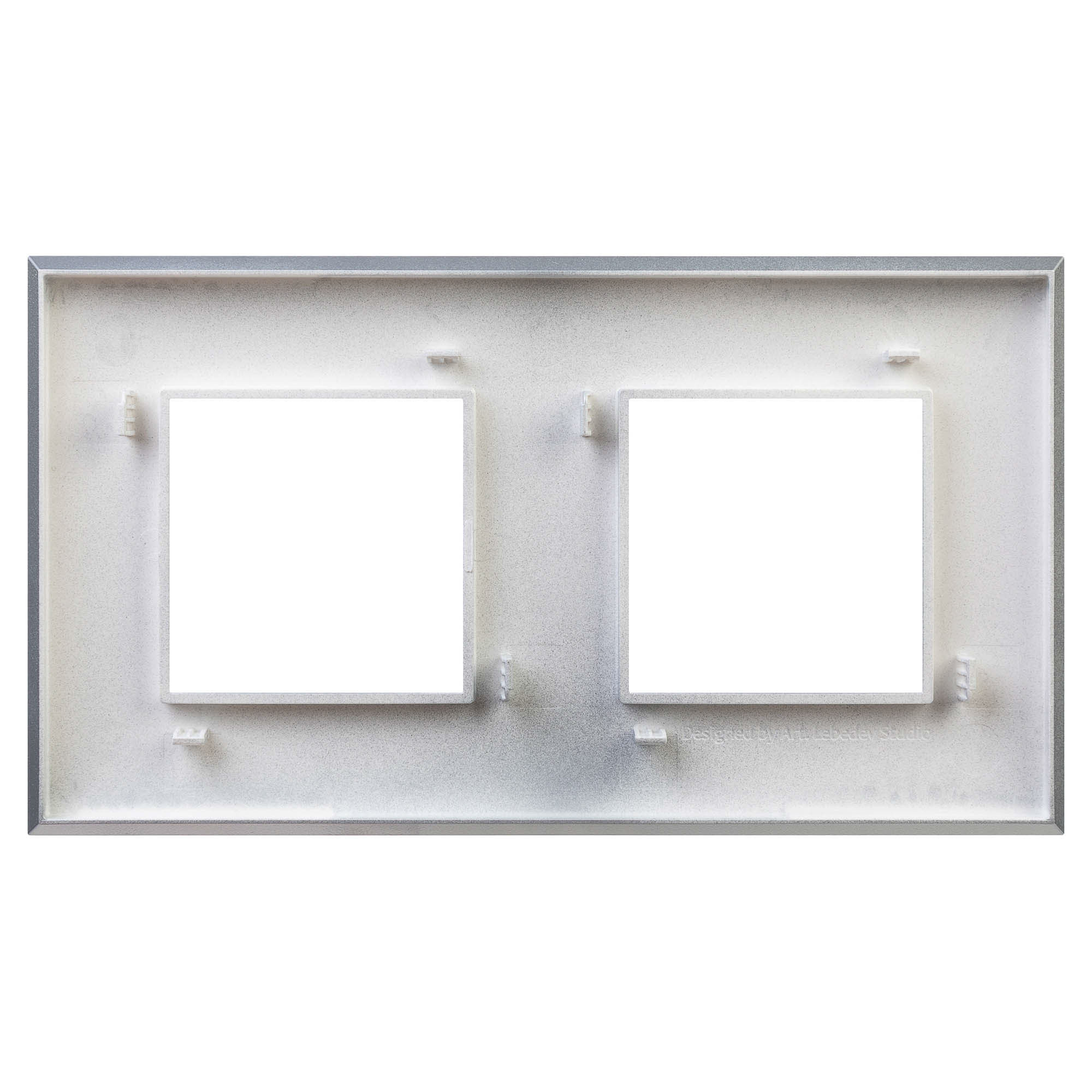 Рамка "Avanti", "Закаленная сталь", 2 поста (4 мод.)