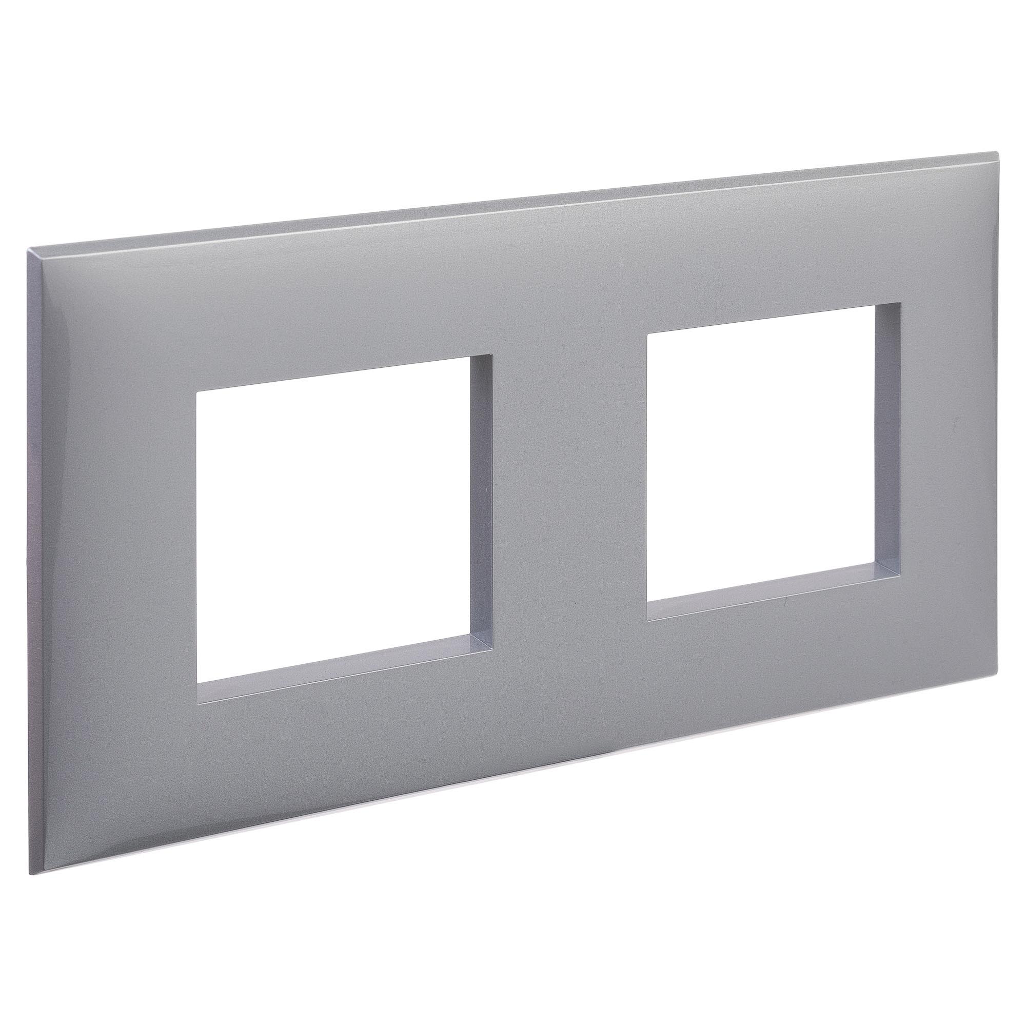 Рамка "Avanti", "Закаленная сталь", 2 поста (4 мод.)