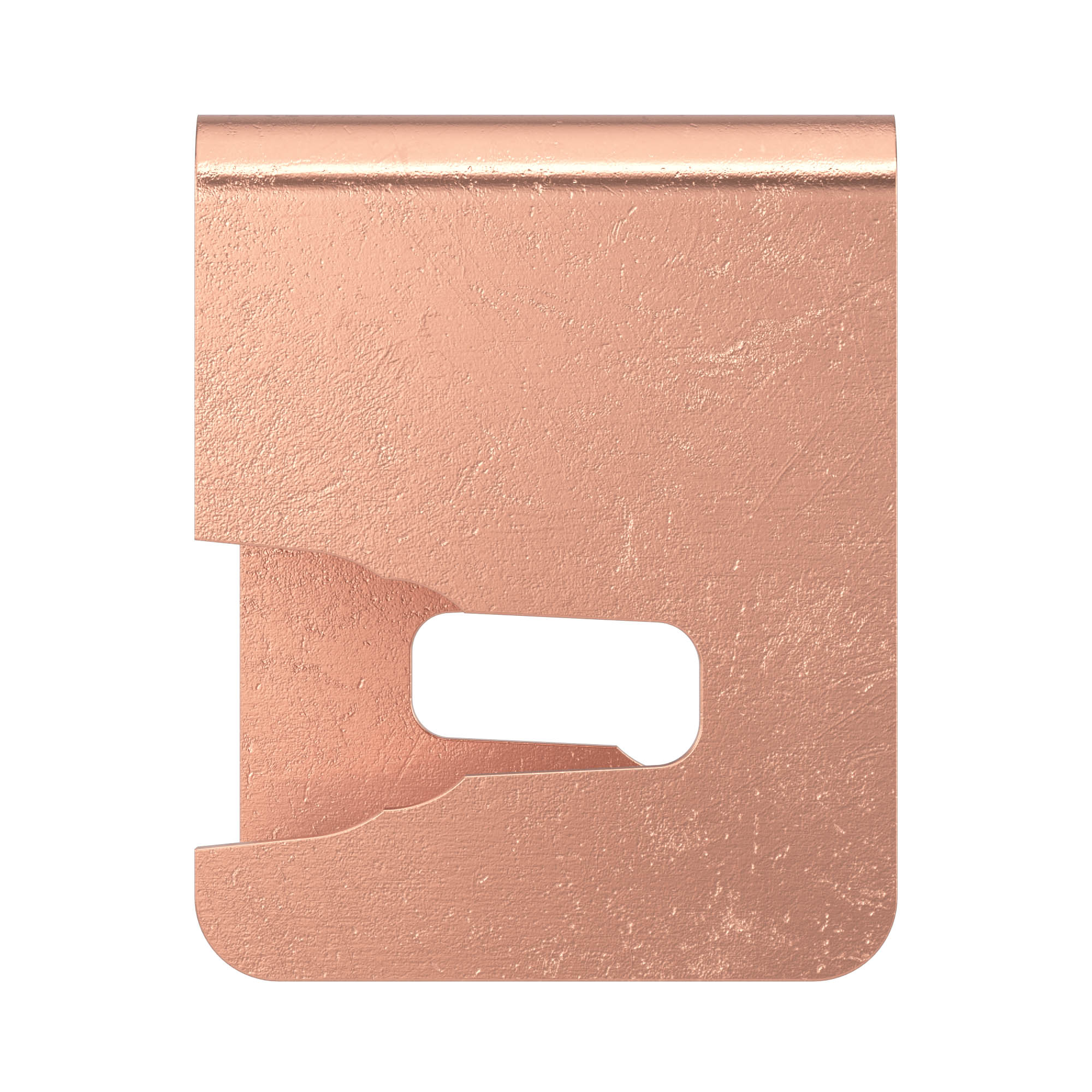 Скоба-держатель, 47 мм, медь