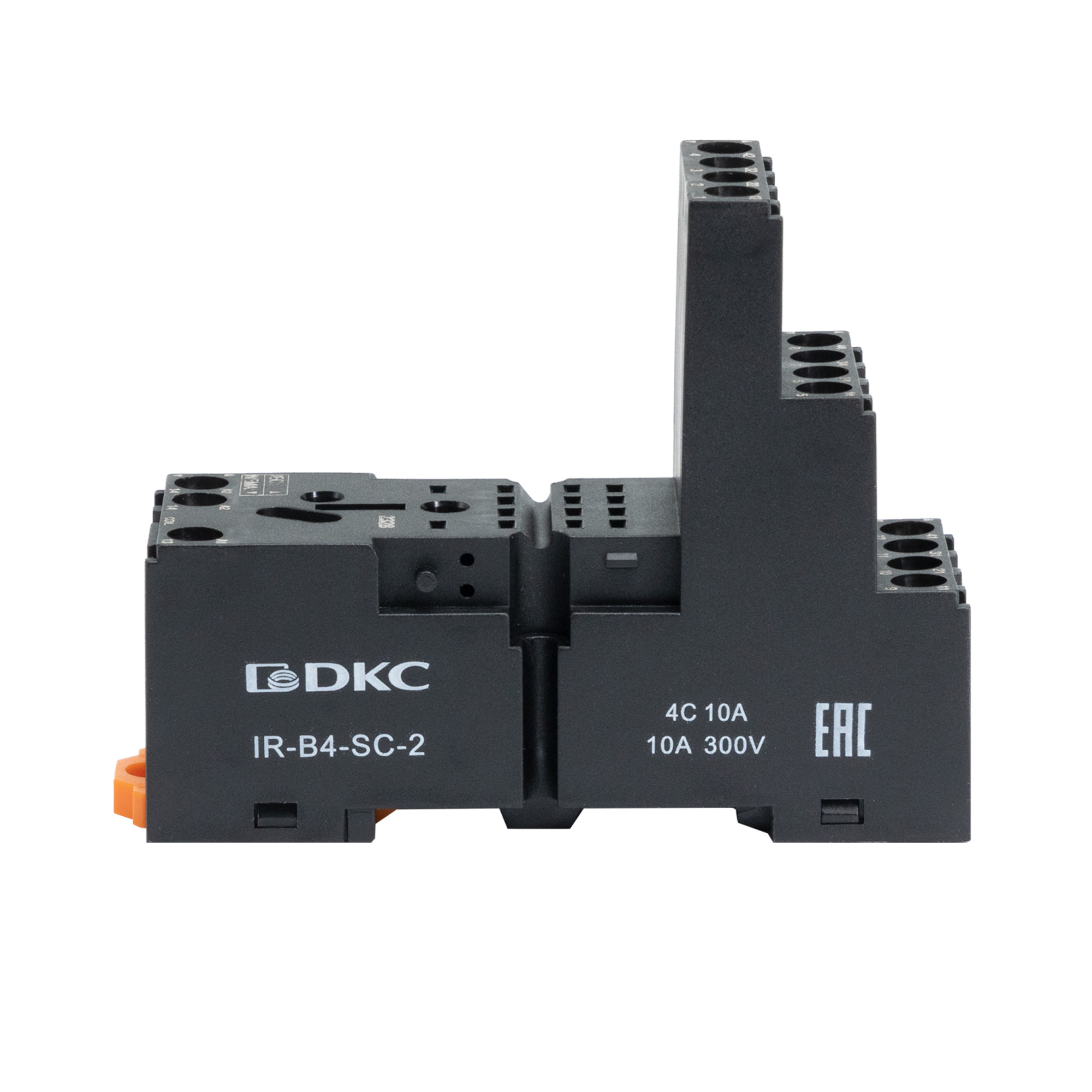 Колодка 3-х уровневая с винтовыми клеммами для реле на 4 группы