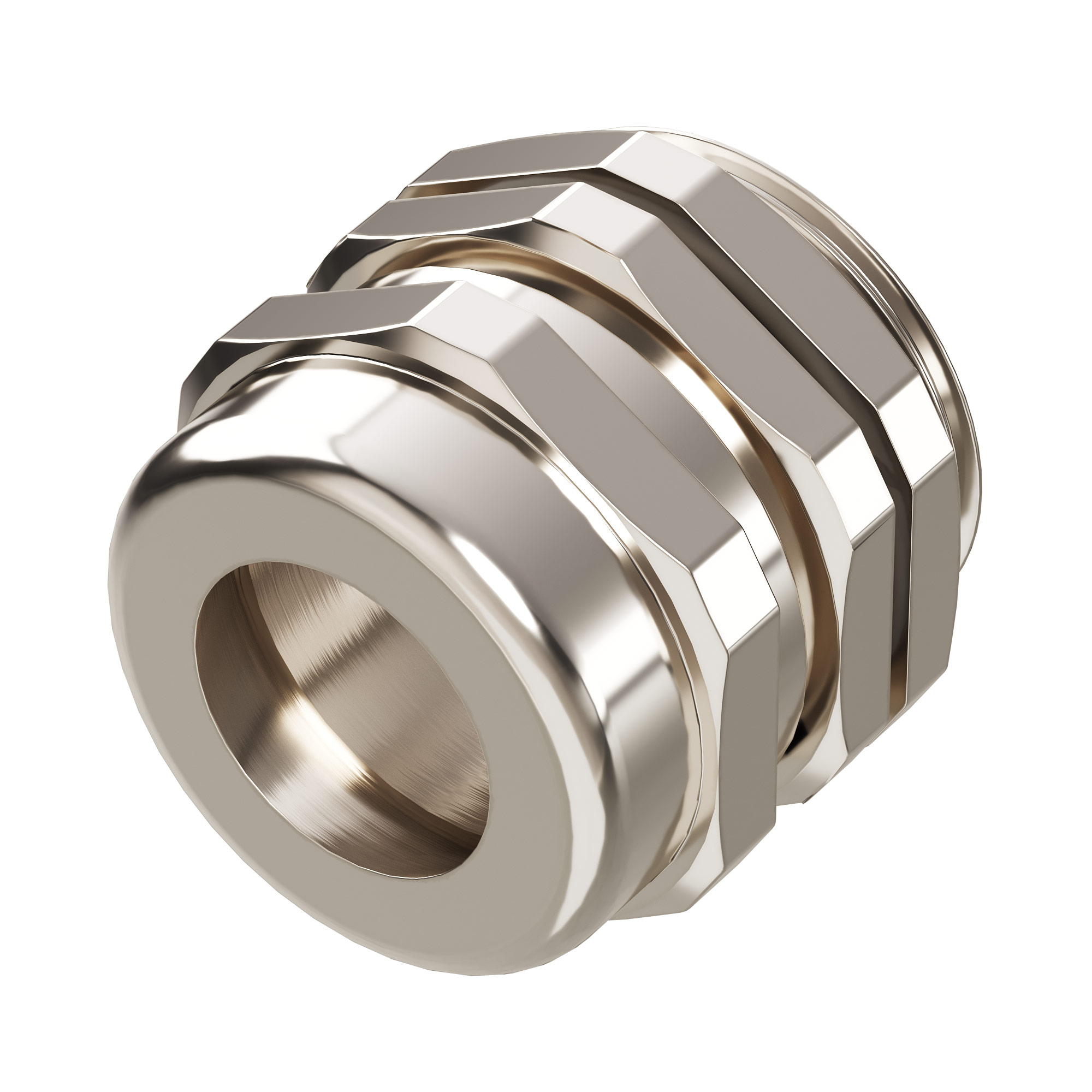 Латунный кабельный ввод М24, IP65, для диаметра кабеля 10-14 мм