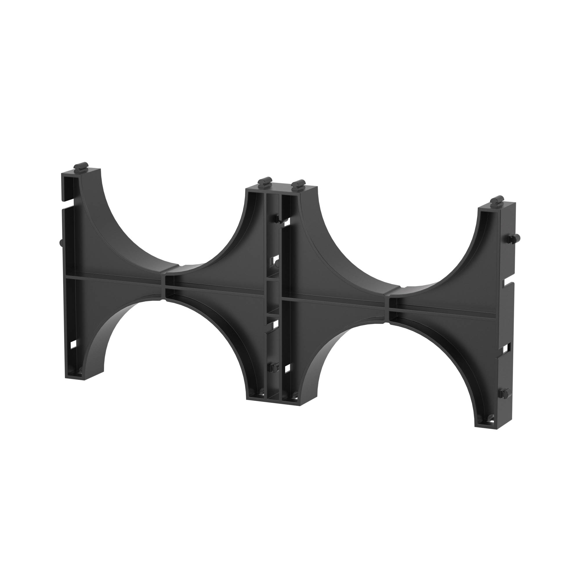 Держатель расстояния (кластер) для двустенных труб, д.110мм, двойной