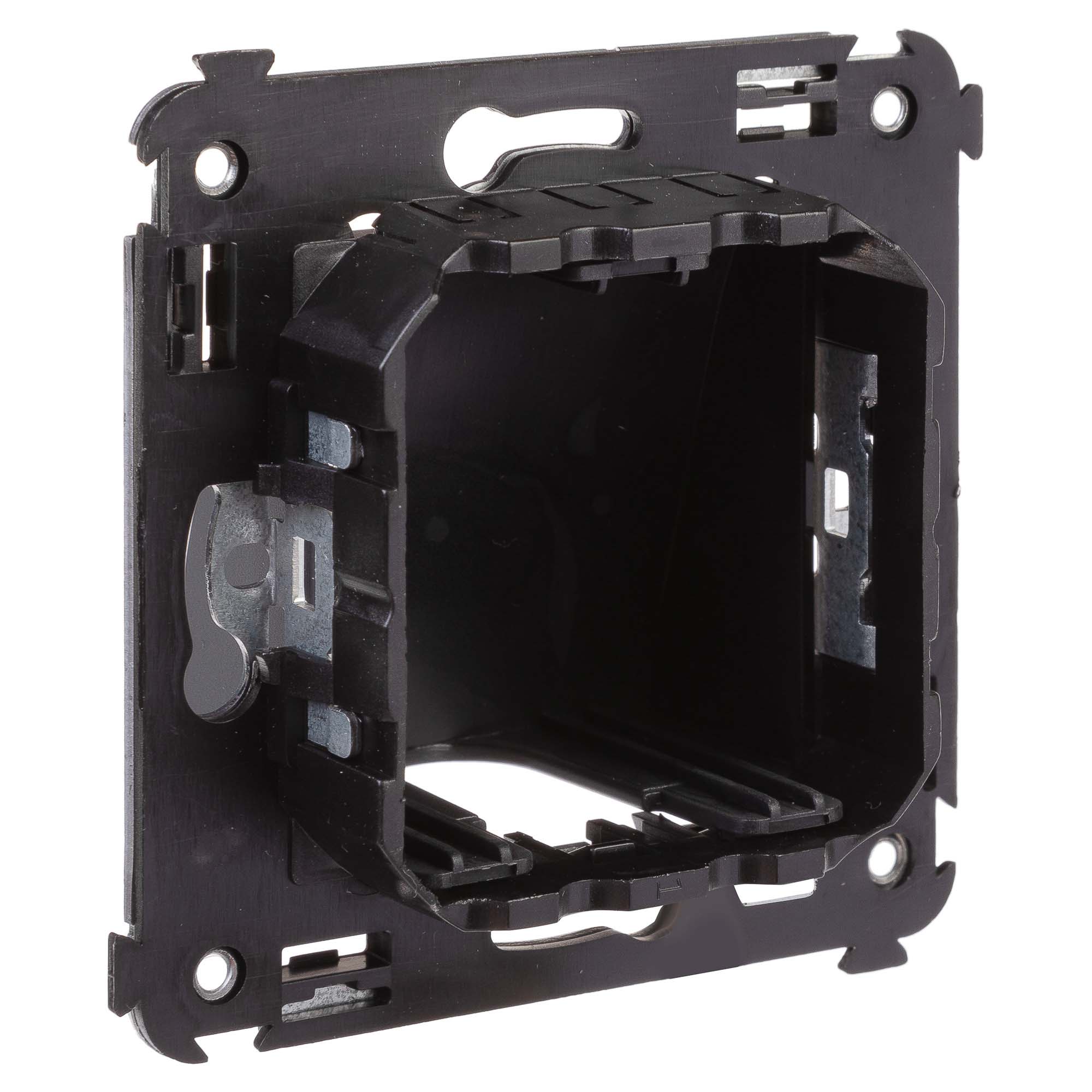 Вывод кабеля из стены "Avanti", "Черный матовый"