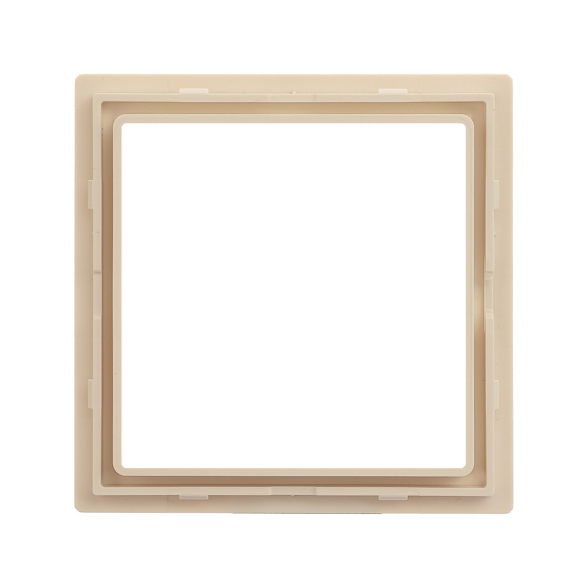 Декоративная вставка для металлических рамок "Avanti", бежевая, 1 пост (2 мод.)