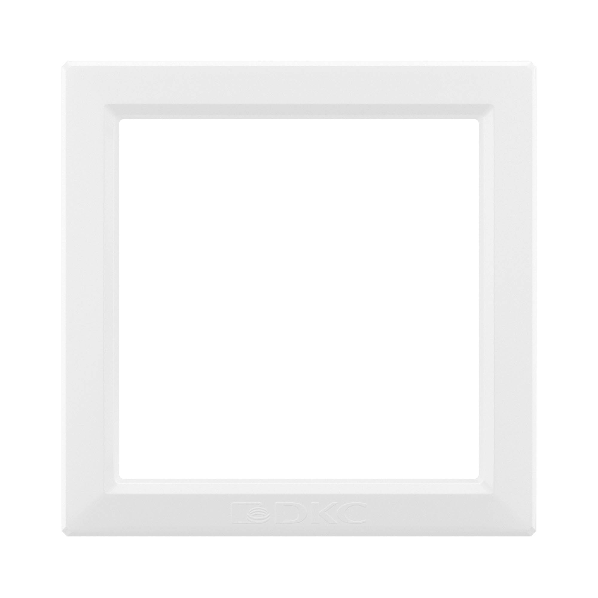 Декоративная вставка для металлических рамок "Avanti", белая, 1 пост (2 мод.)