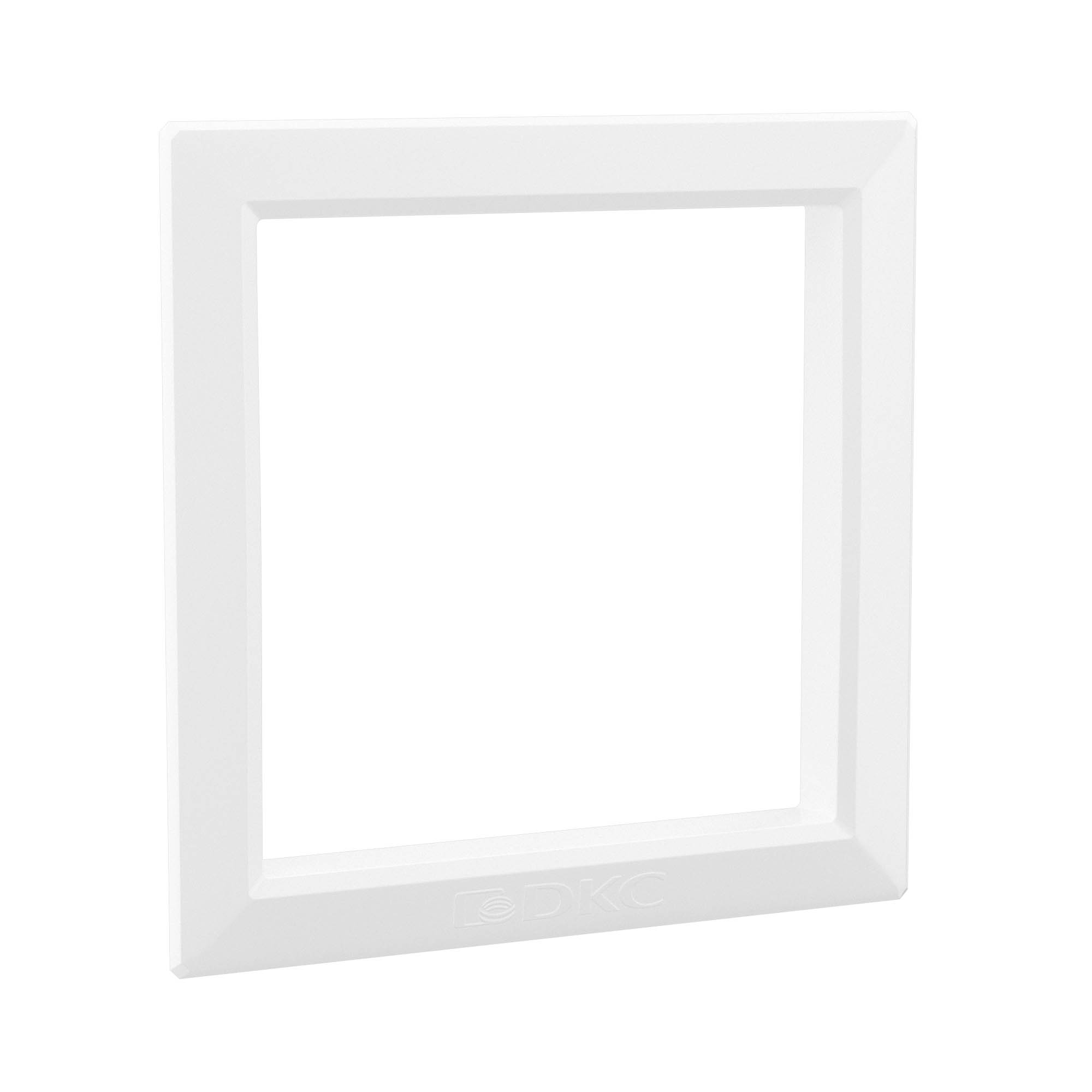 Декоративная вставка для металлических рамок "Avanti", белая, 1 пост (2 мод.)