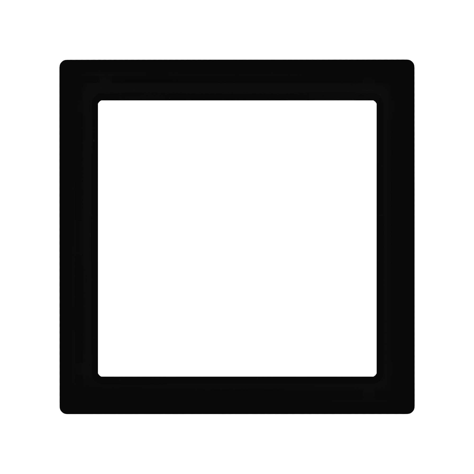 Декоративная вставка для рамок из натуральных материалов Avanti черная, 1 пост (2 мод.)