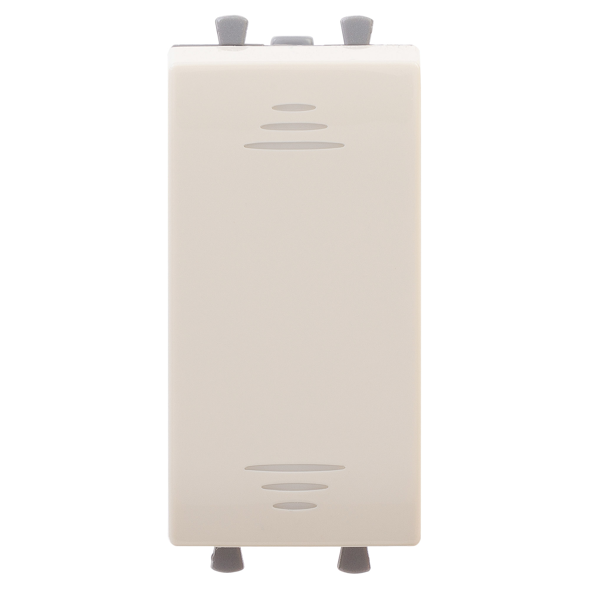 Переключатель модульный, "Avanti", "Ванильная дымка", 1 модуль