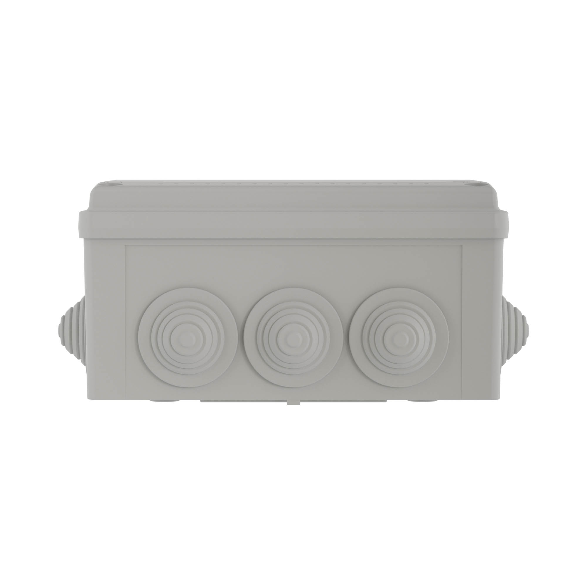 Коробка ответвит. с 10 кабельными вводами д.25мм, IP55, 150х110х70мм