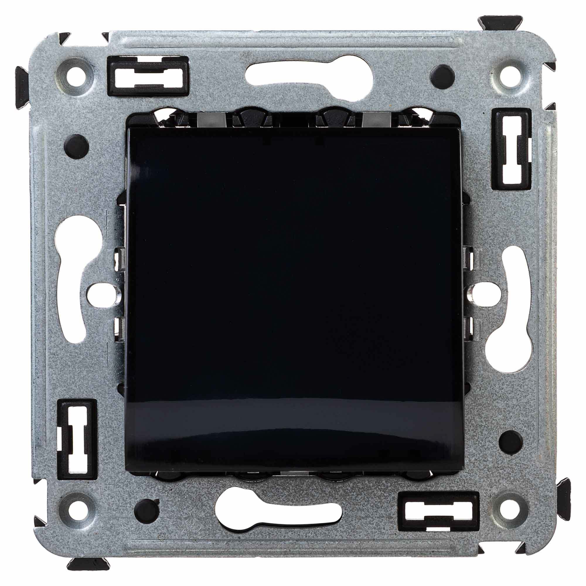 Вывод кабеля из стены "Avanti", "Черный квадрат"