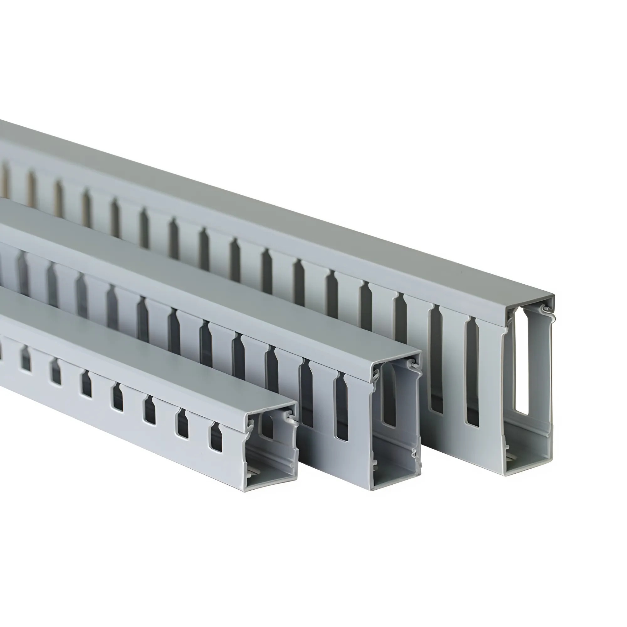 Короб перфорированный, серый RL75 15x60