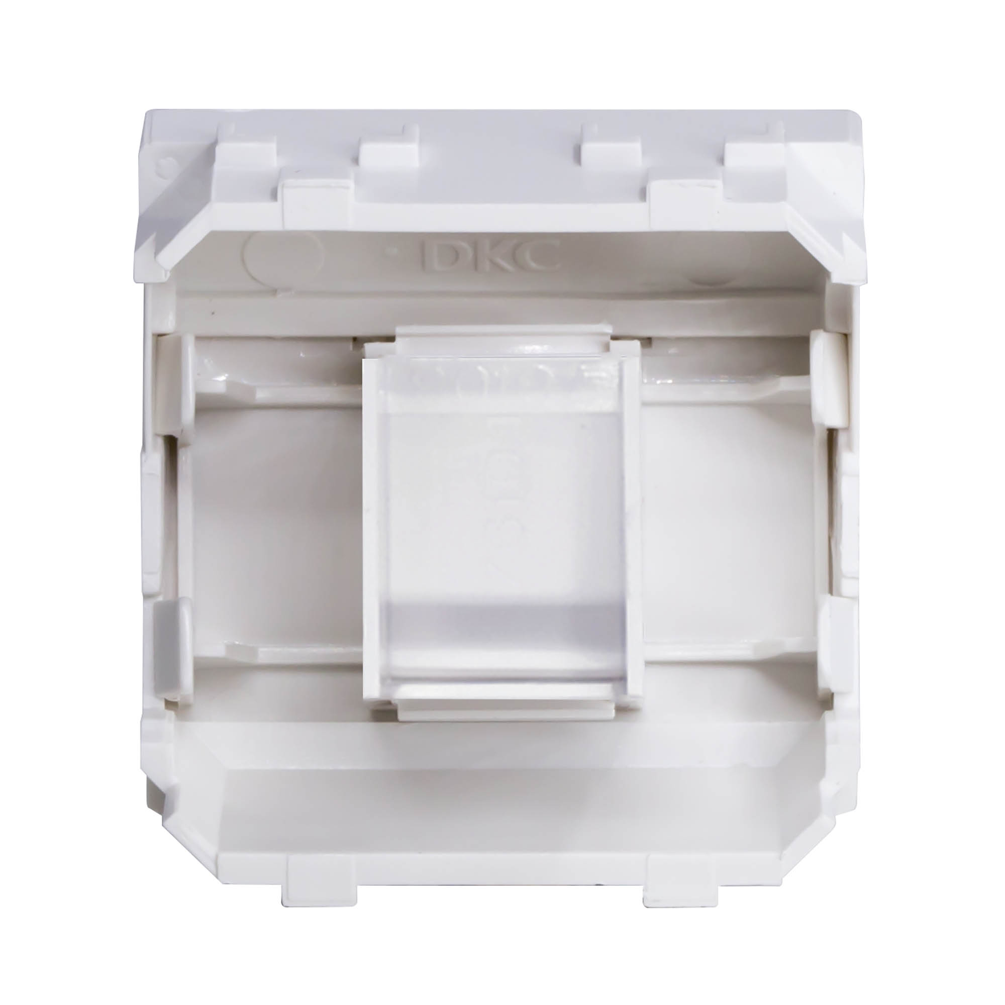 Адаптер для информационных разъемов Keystone, белый, 2 мод.