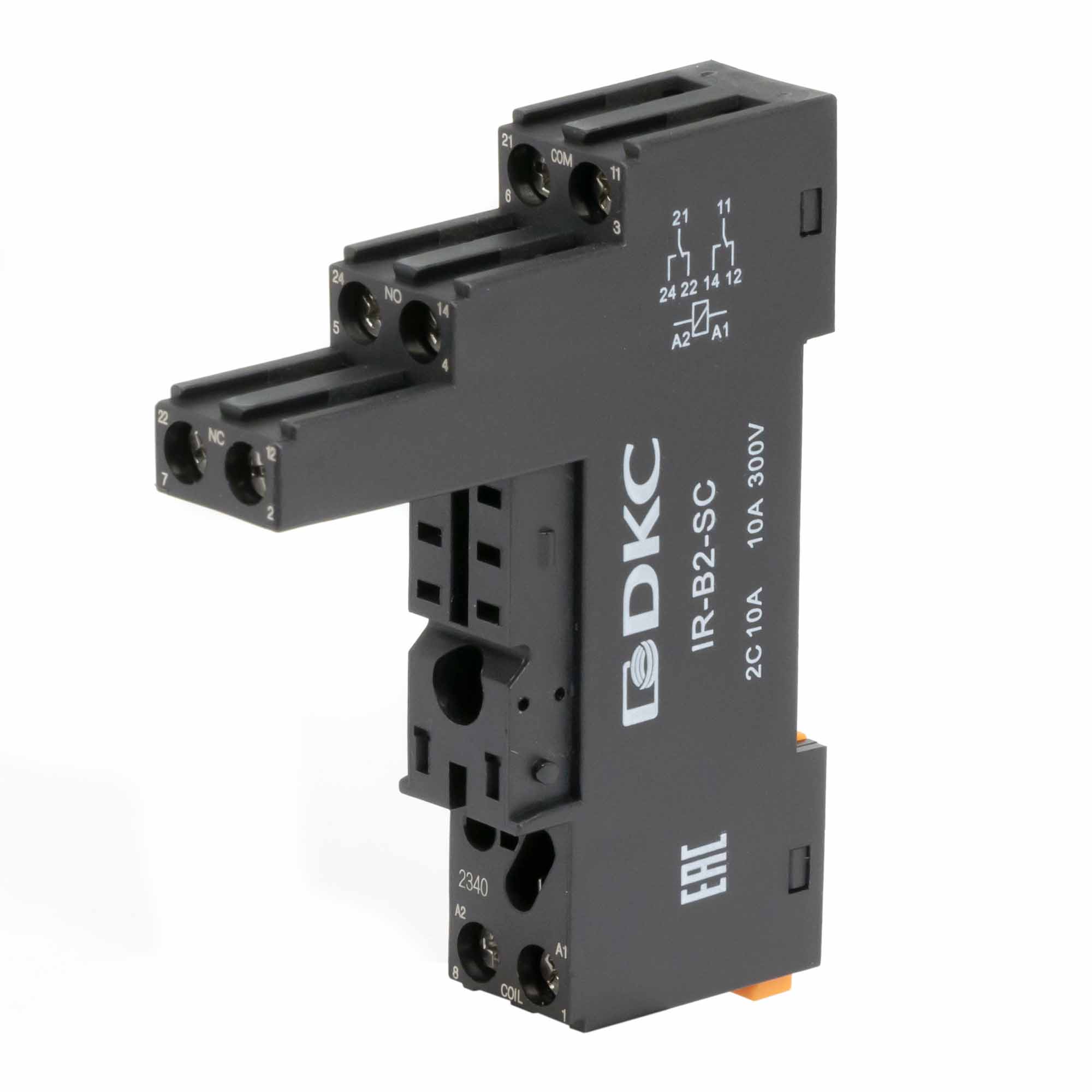 Колодка с винтовыми клеммами для реле на 2 группы