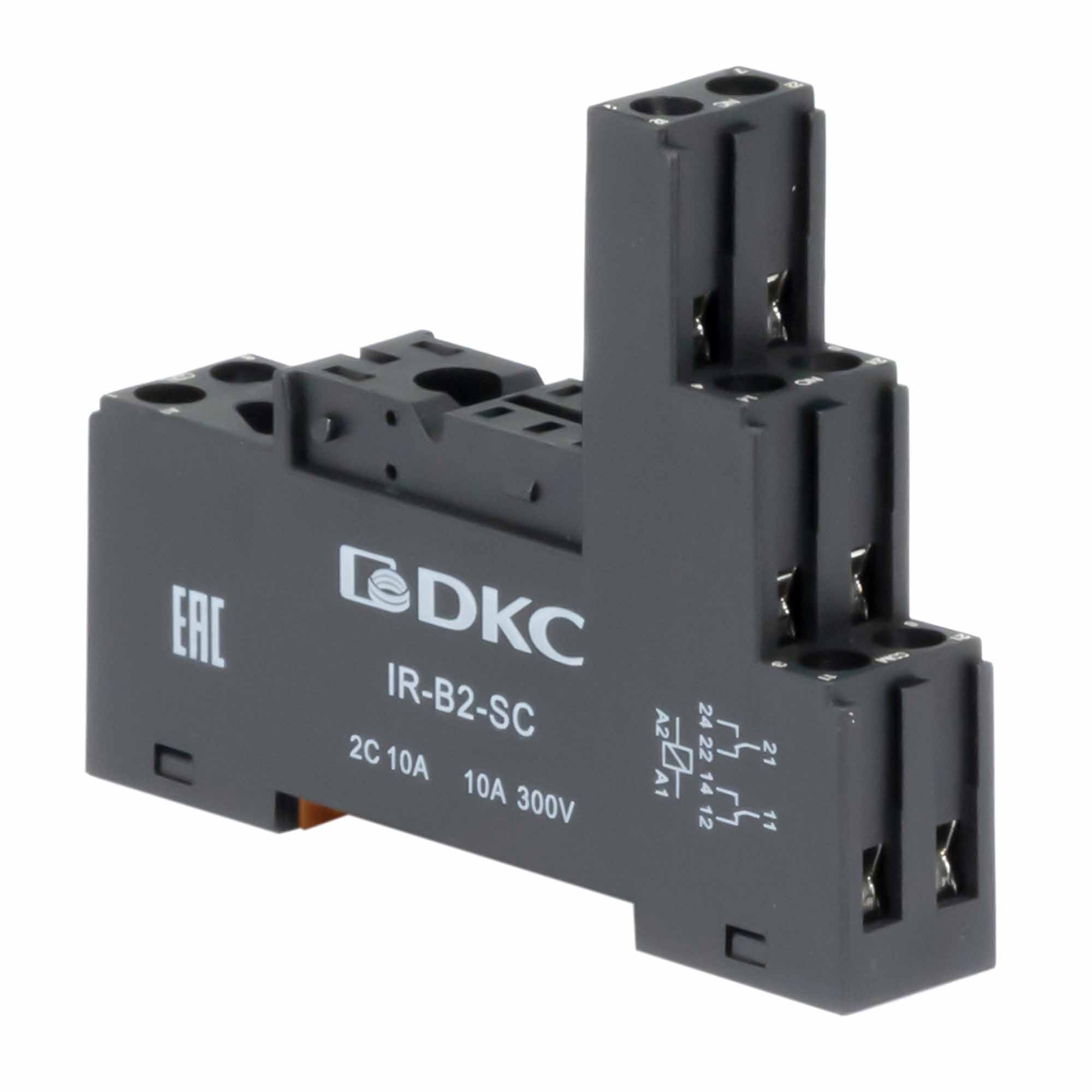 Колодка с винтовыми клеммами для реле на 2 группы