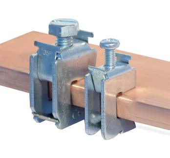  Шинная клемма для кабеля, сечение шины 10 мм, кабель 16-35 мм