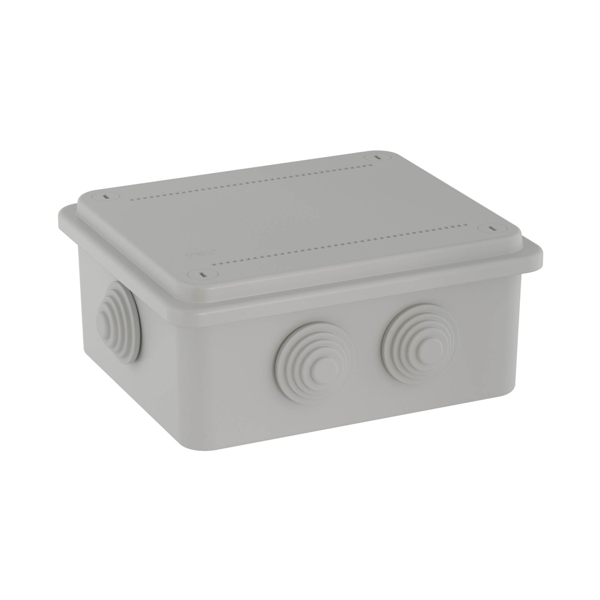 Коробка ответвит. с 6 кабельными вводами д.25мм, IP55, 120х80х50мм