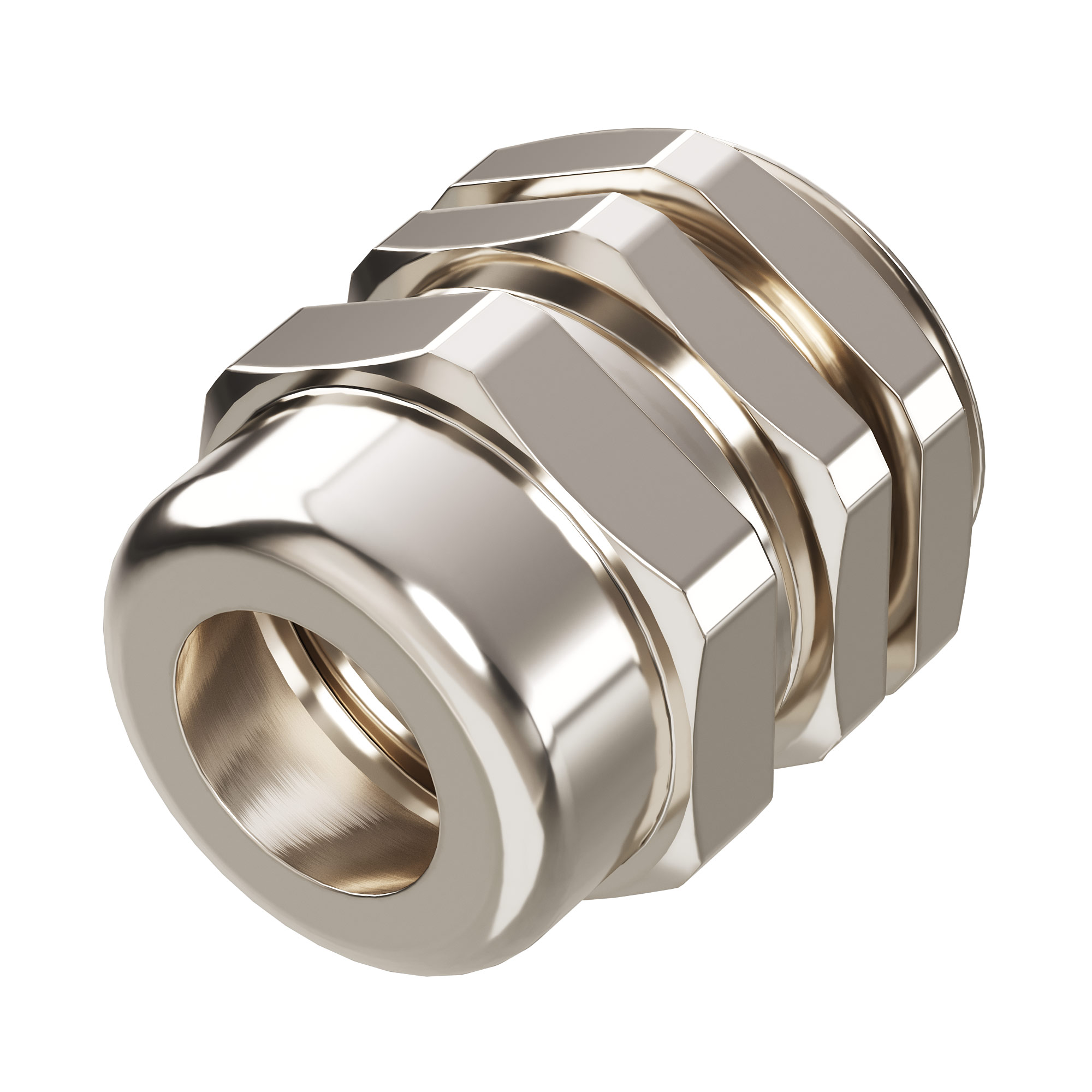 Латунный кабельный ввод М18, IP65, для диаметра кабеля 6-10 мм