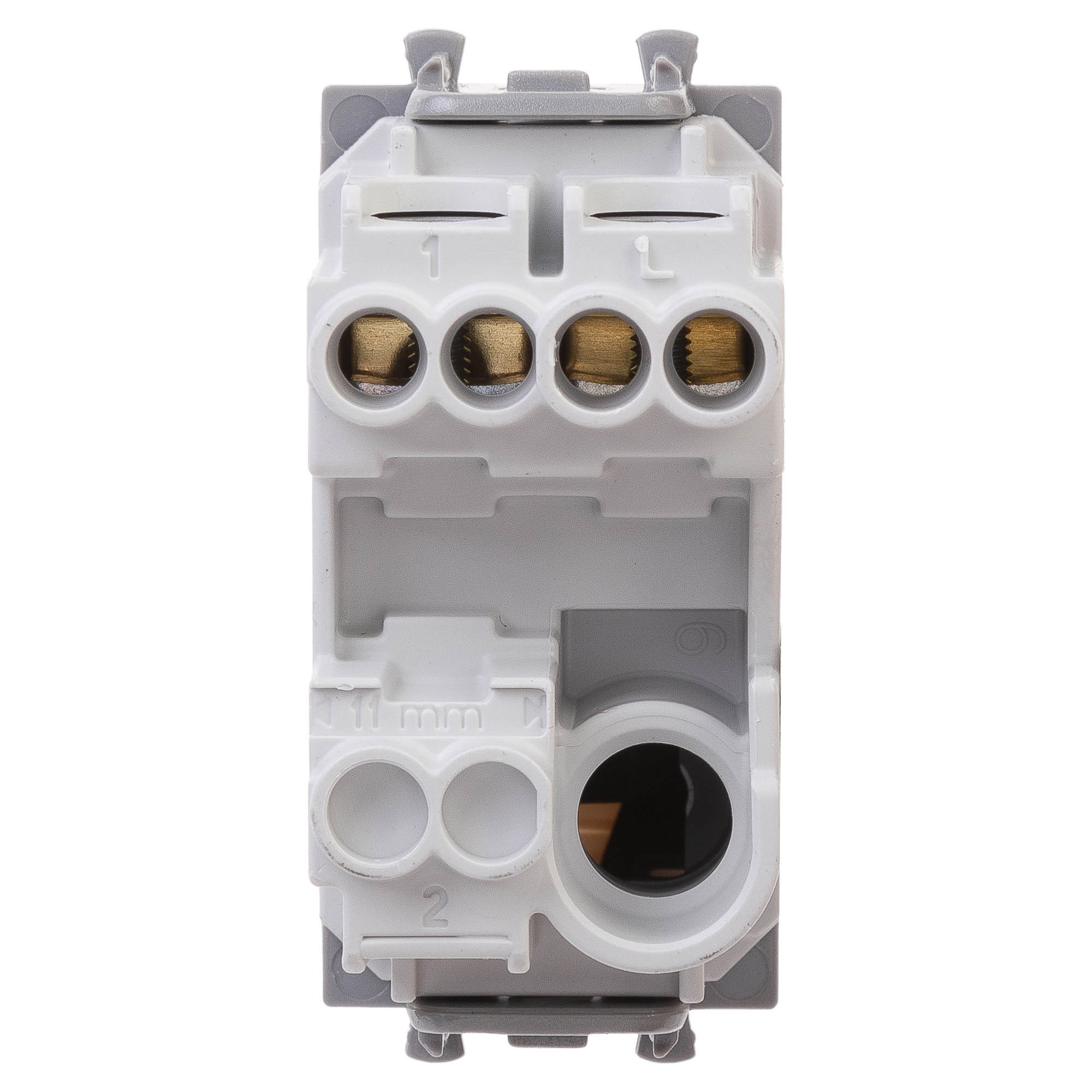 Кнопка модульная, "Avanti", "Ванильная дымка", 1 модуль