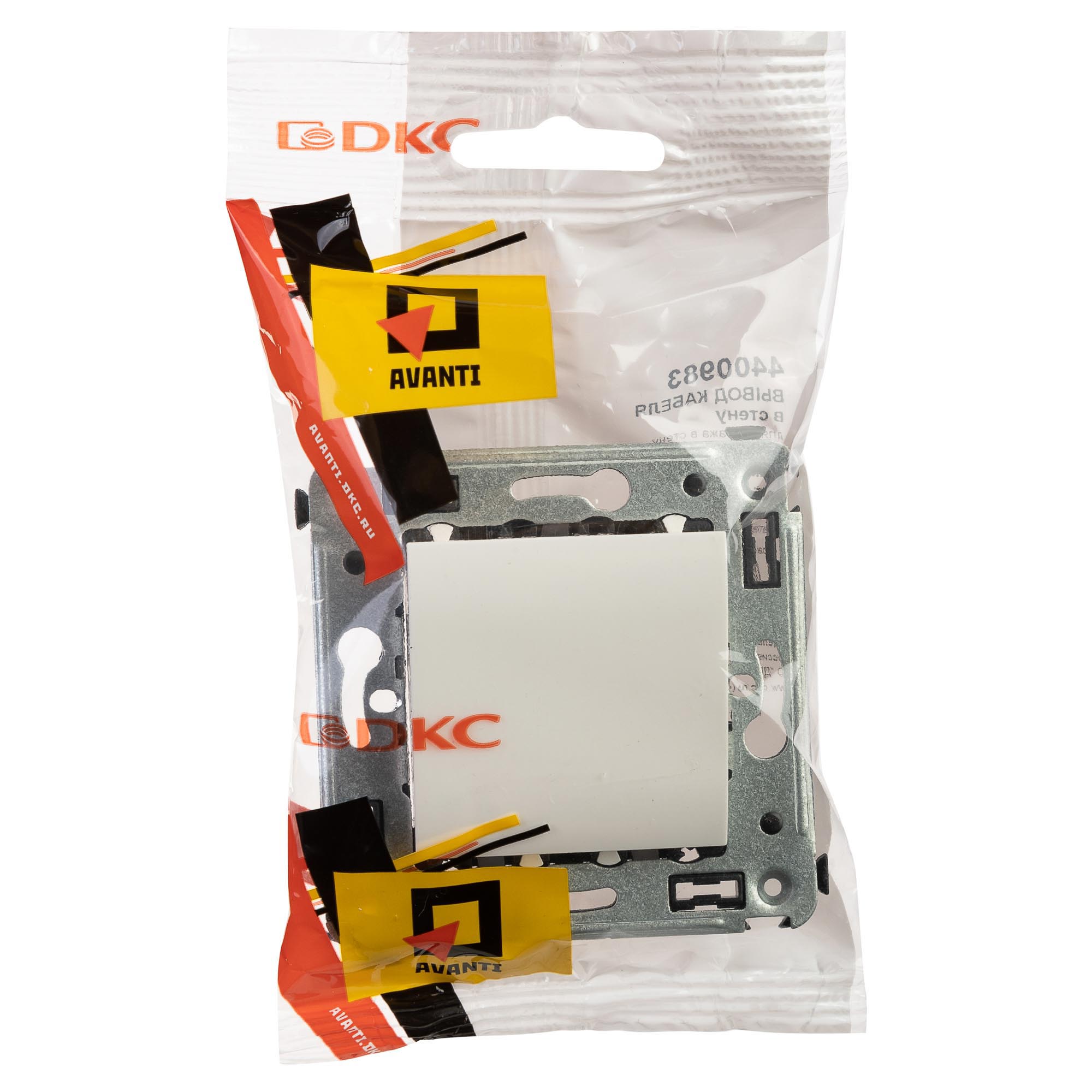 Вывод кабеля из стены "Avanti", "Белое облако"