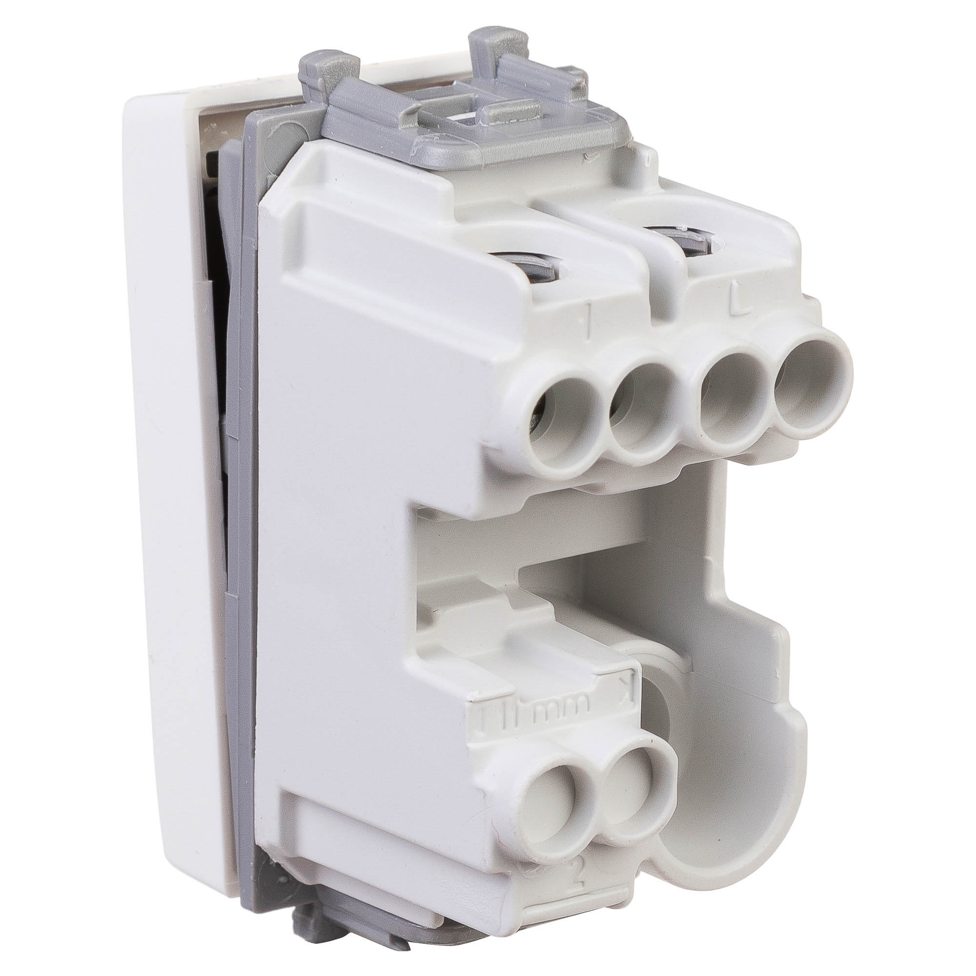 Выключатель модульный, "Avanti", "Белое облако", 1 модуль