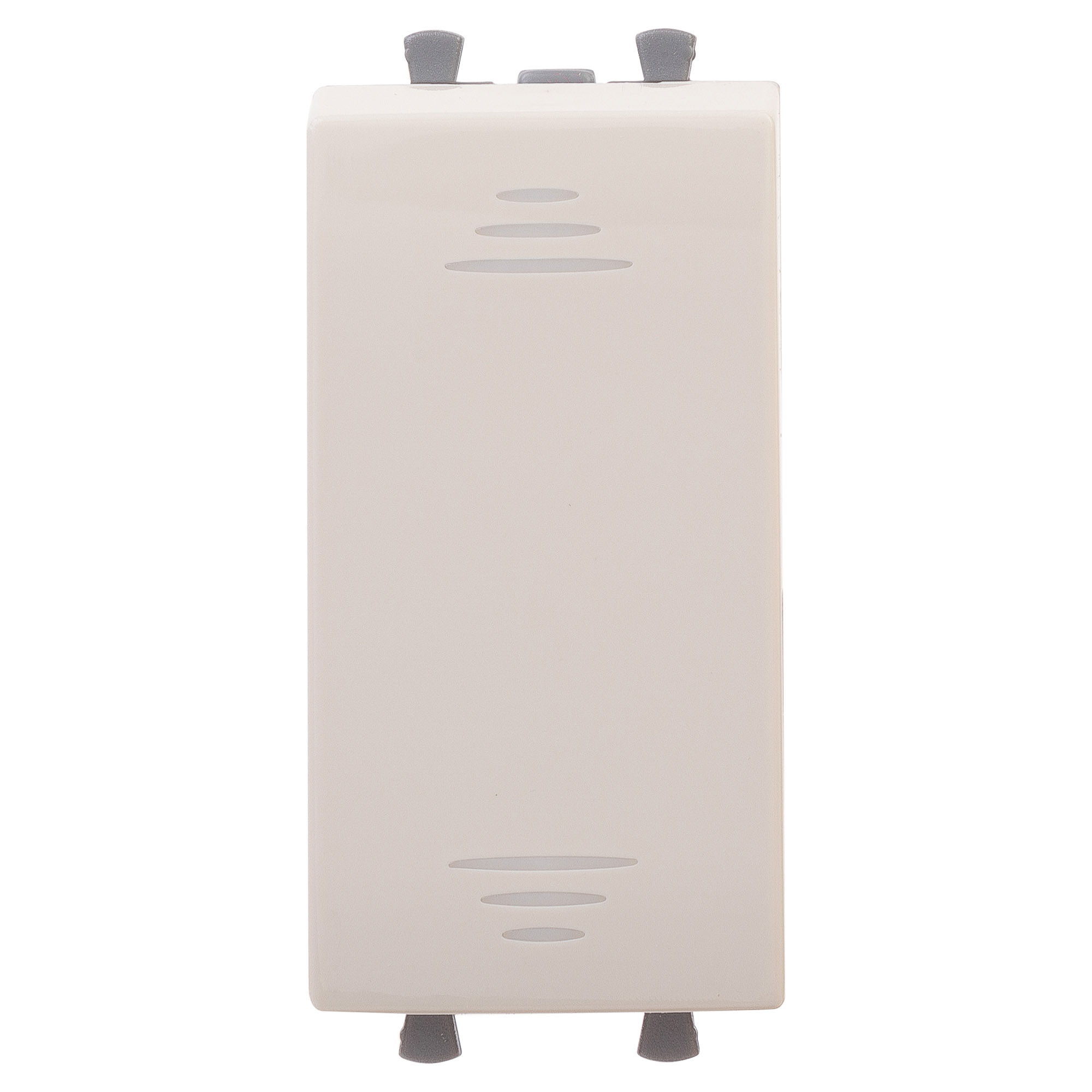 Выключатель модульный, "Avanti", "Ванильная дымка", 1 модуль